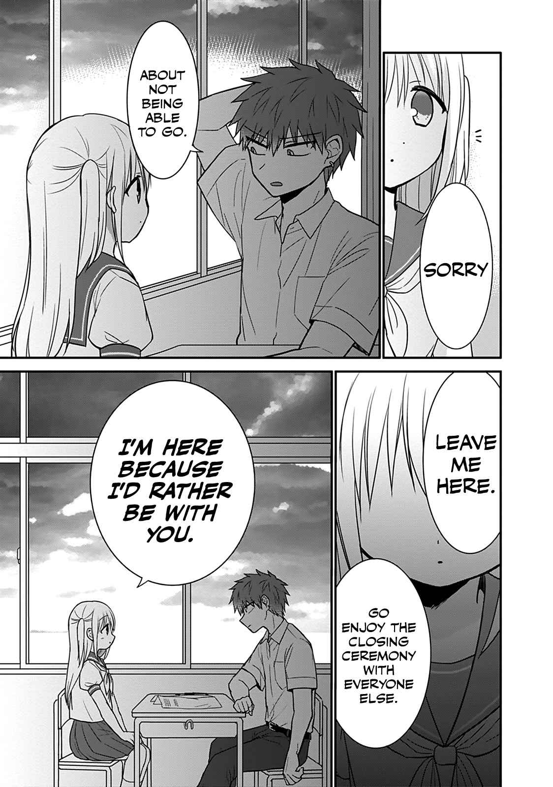 Expressionless Kashiwada-San And Emotional Oota-Kun - Vol.4 Chapter 45: Kashiwada-San, Oota-Kun, And The Closing Ceremony