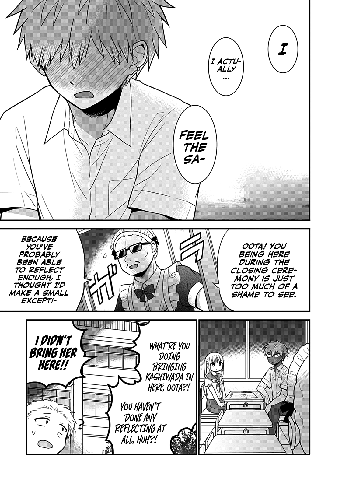 Expressionless Kashiwada-San And Emotional Oota-Kun - Vol.4 Chapter 45: Kashiwada-San, Oota-Kun, And The Closing Ceremony