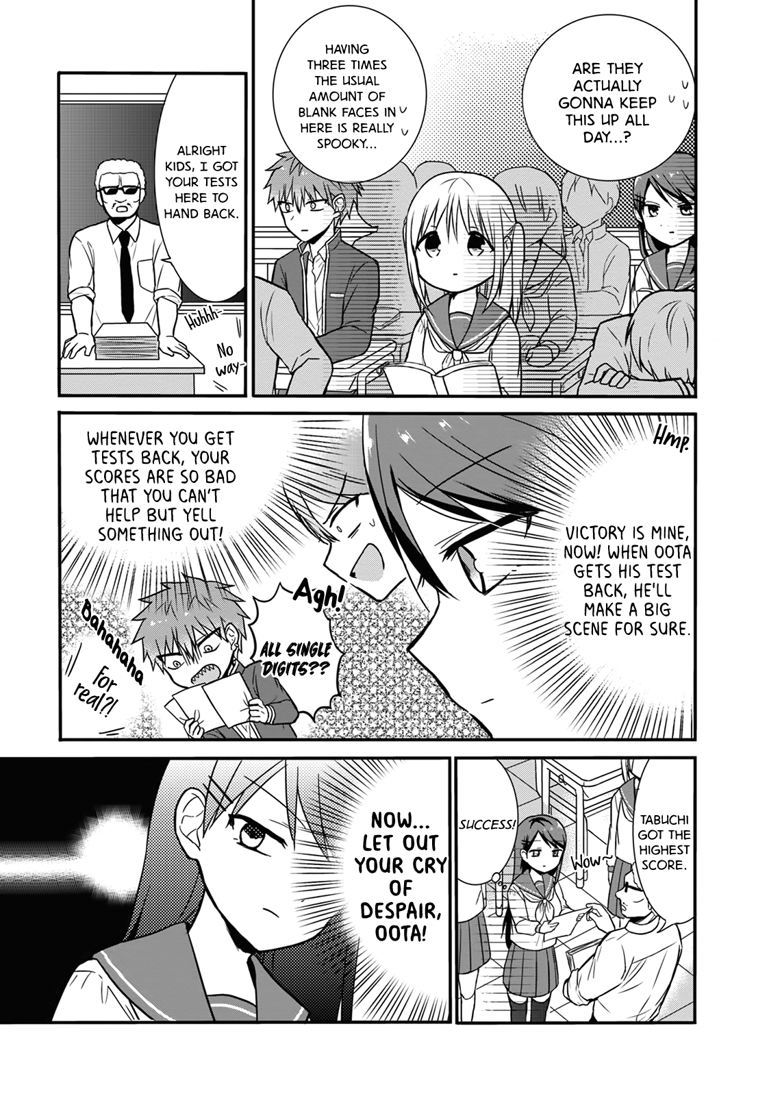 Expressionless Kashiwada-San And Emotional Oota-Kun - Vol.1 Chapter 10: The Battle Between Oota-Kun And Tabuchi-San