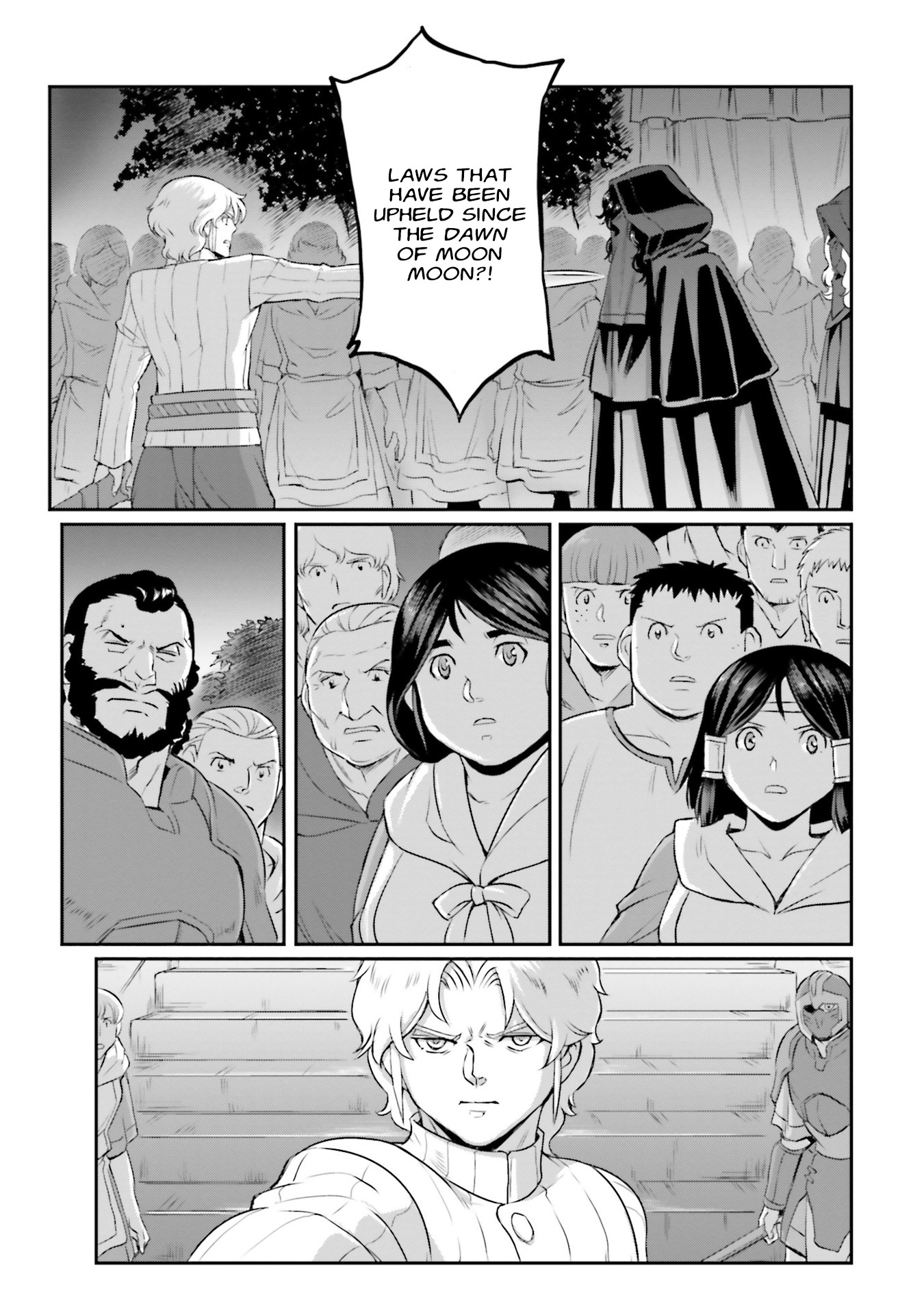 Mobile Suit Moon Gundam - Vol.12 Chapter 58: Accusations From The Dark Side