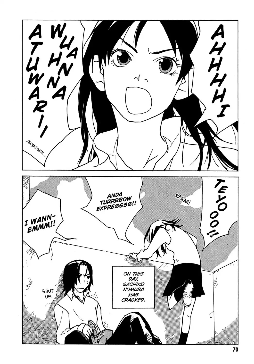 Sasameke - Vol.2 Omake ☆03: The Whispering Kicker Of Youth