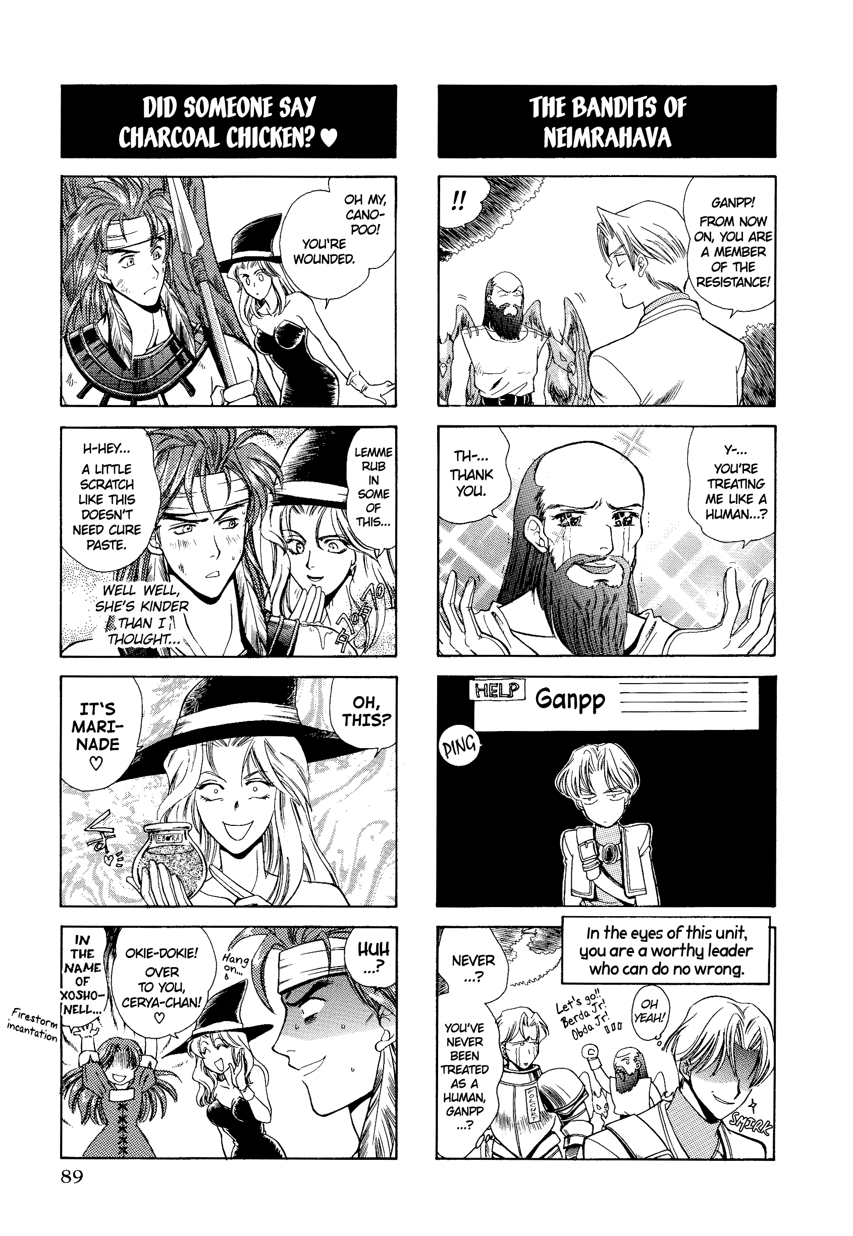 Tactics Ogre: Let Us Cling Together 4-Koma Kings - Vol.1 Chapter 13: Tell Me, Warren