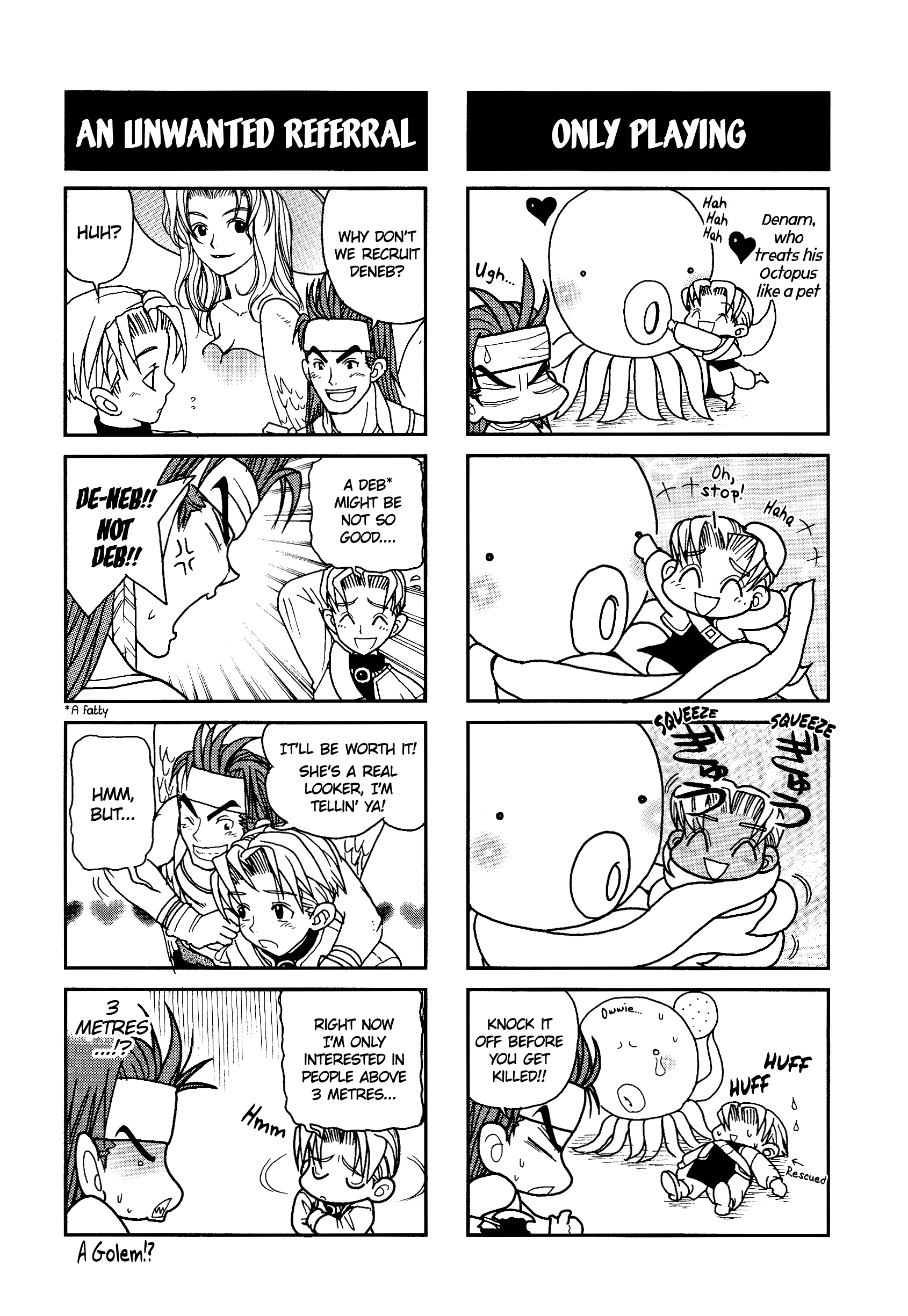 Tactics Ogre: Let Us Cling Together 4-Koma Kings - Vol.1 Chapter 18: Away From The Frontline