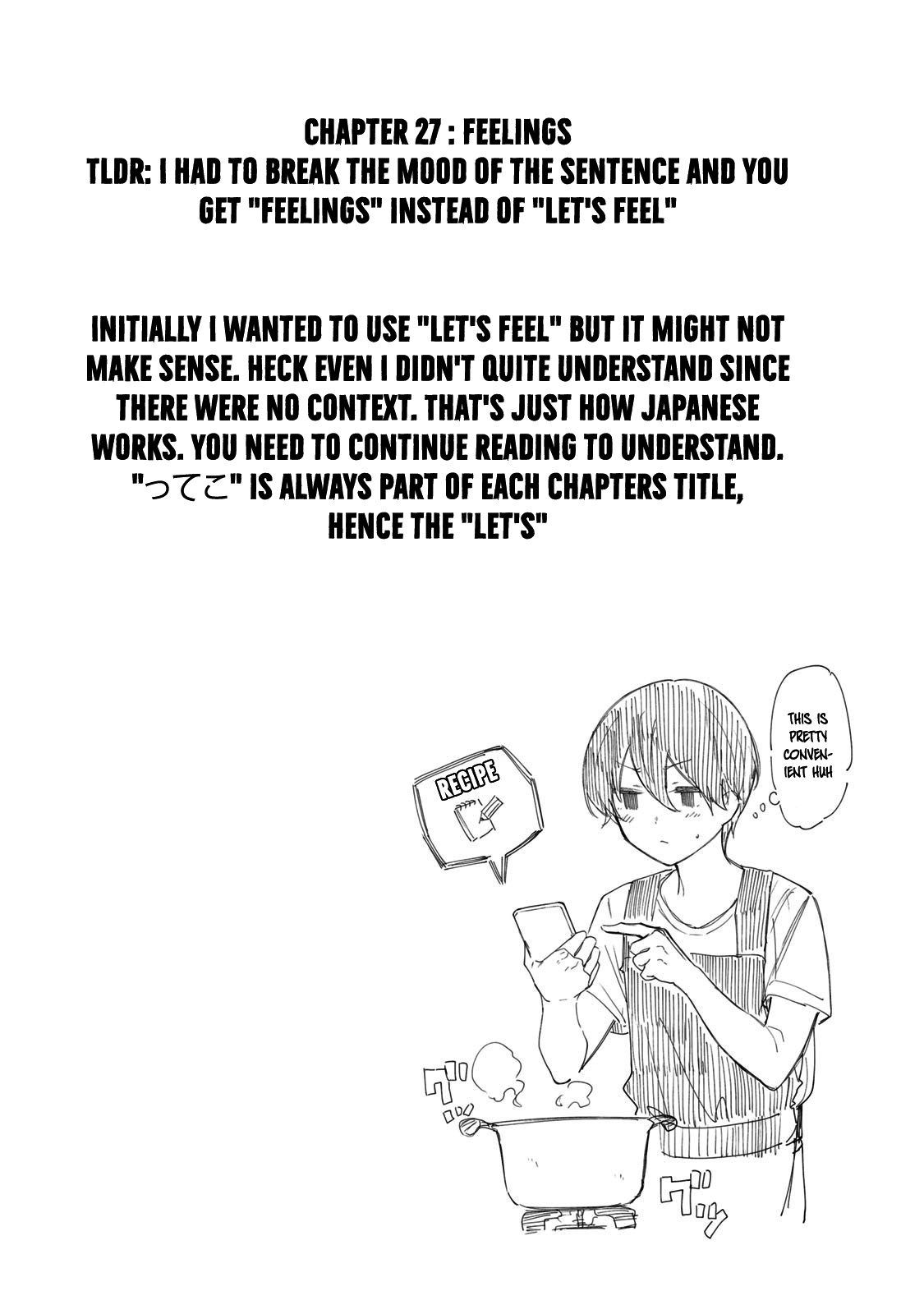 Shounen, Chotto Sabotteko? - Vol.3 Chapter 27: Feelings