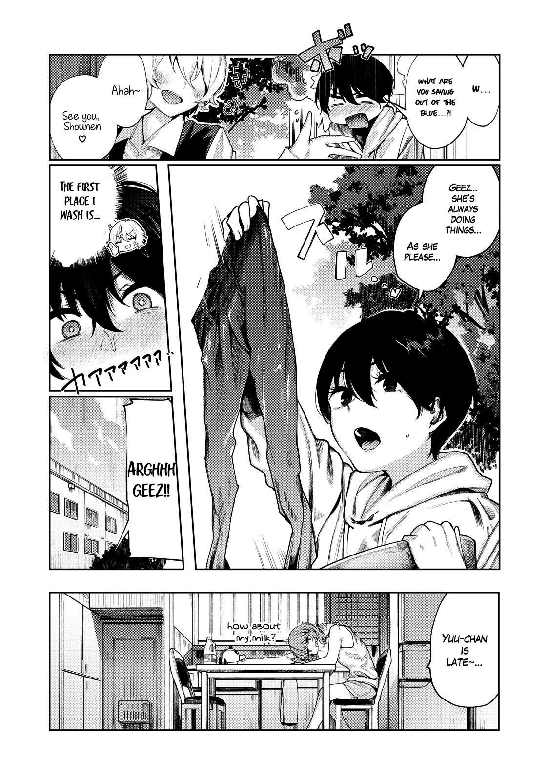 Shounen, Chotto Sabotteko? - Chapter 3: Let's Get Soaked?