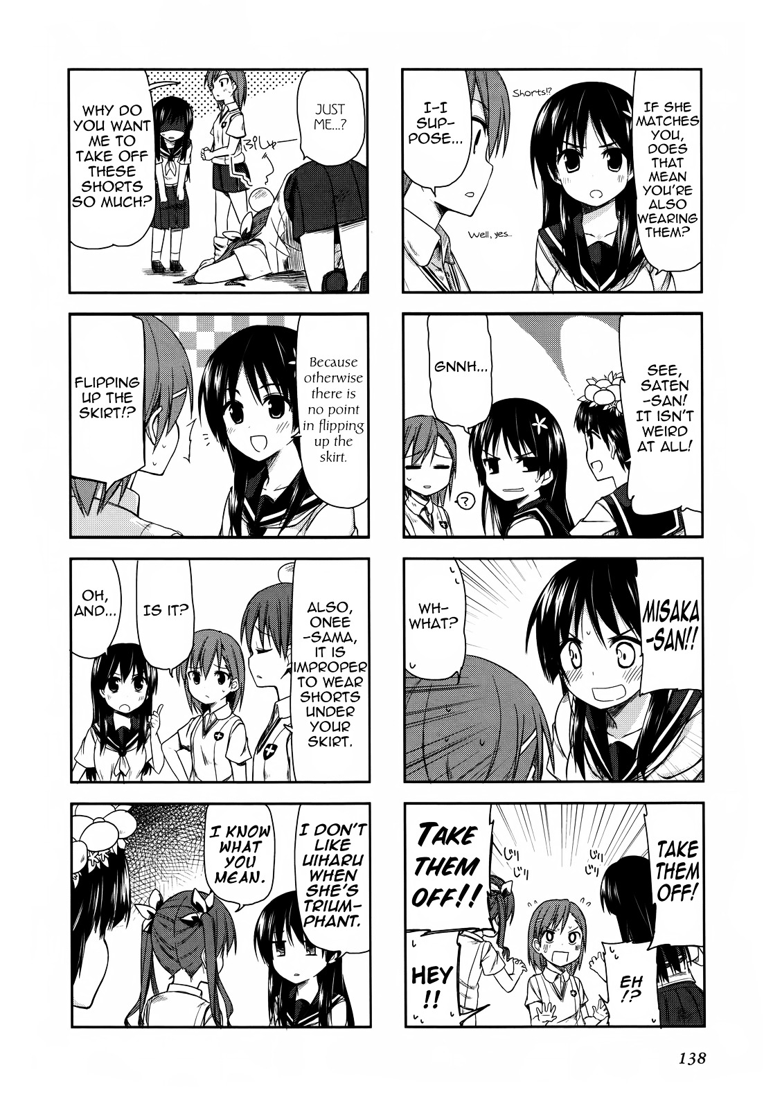 4-Koma Koushiki Anthology - Toaru Kagaku No Railgun X Toaru Majutsu No Index - Chapter 2 : Uiharu's Challenge