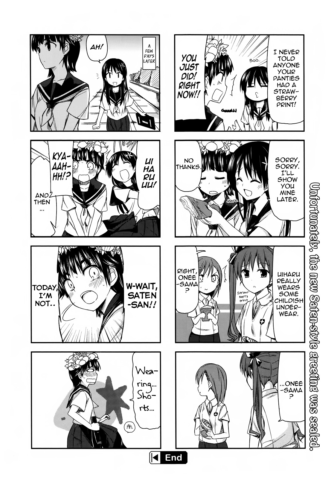 4-Koma Koushiki Anthology - Toaru Kagaku No Railgun X Toaru Majutsu No Index - Chapter 2 : Uiharu's Challenge