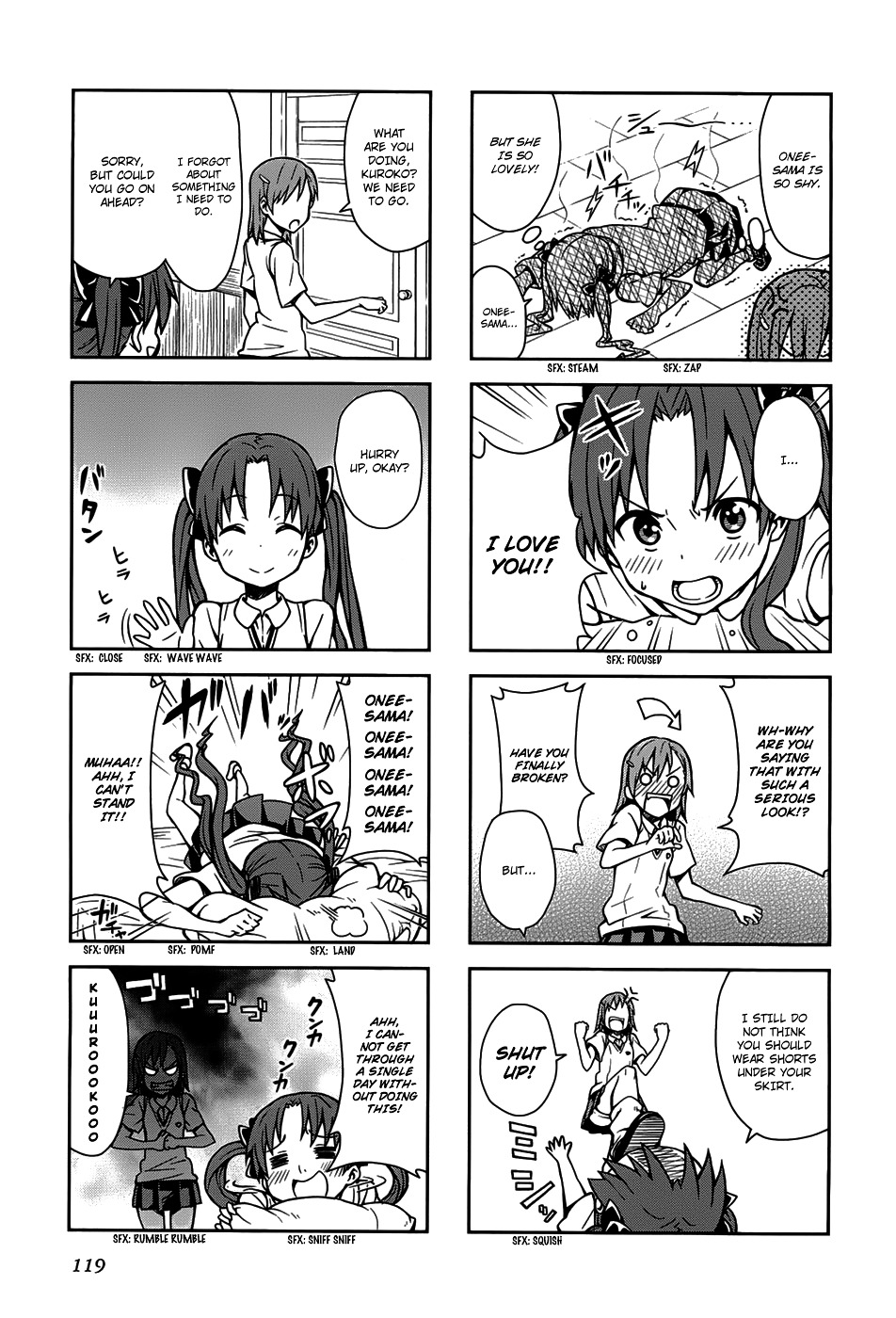 4-Koma Koushiki Anthology - Toaru Kagaku No Railgun X Toaru Majutsu No Index - Vol.1 Chapter 26 : The Electric Princess And Her Delightful Friends