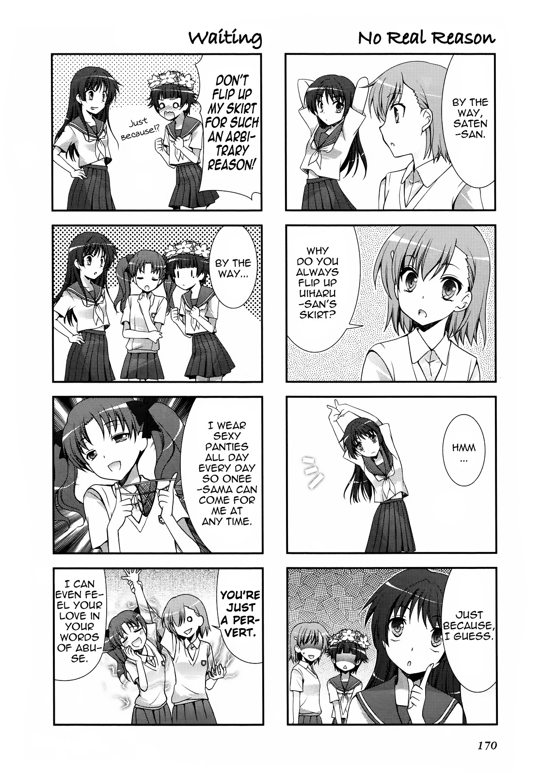 4-Koma Koushiki Anthology - Toaru Kagaku No Railgun X Toaru Majutsu No Index - Chapter 6 : Ahh, Onee-Sama