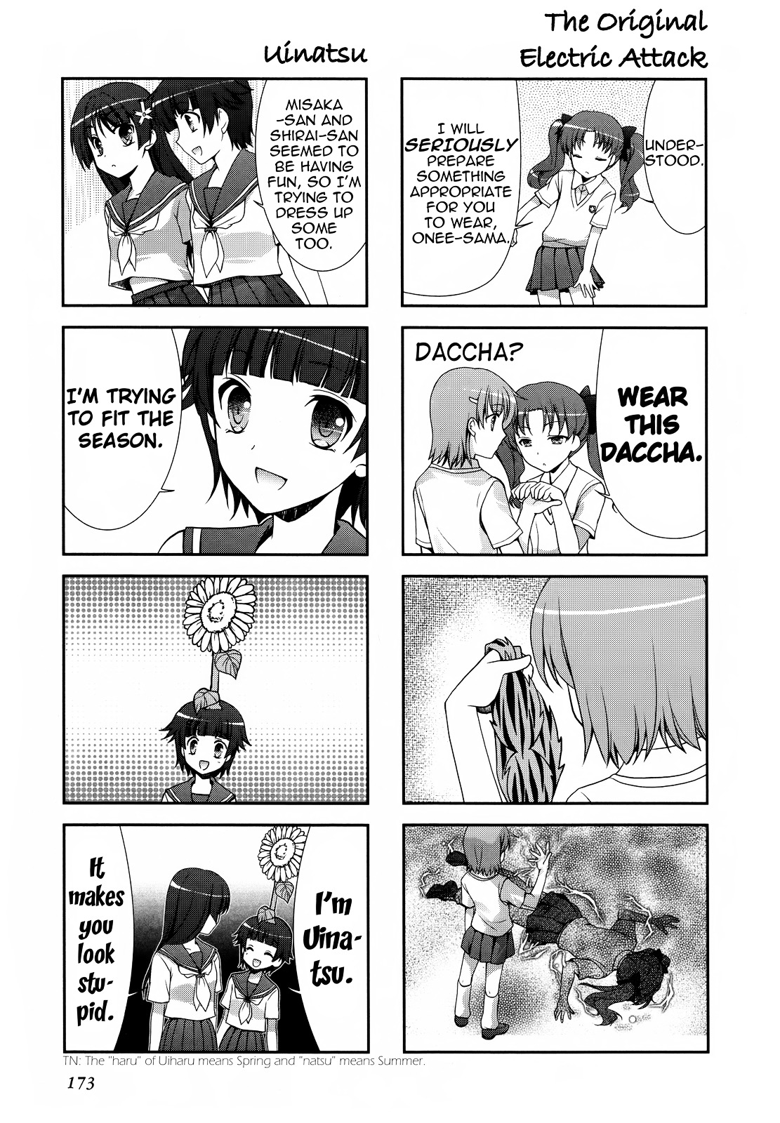 4-Koma Koushiki Anthology - Toaru Kagaku No Railgun X Toaru Majutsu No Index - Chapter 6 : Ahh, Onee-Sama