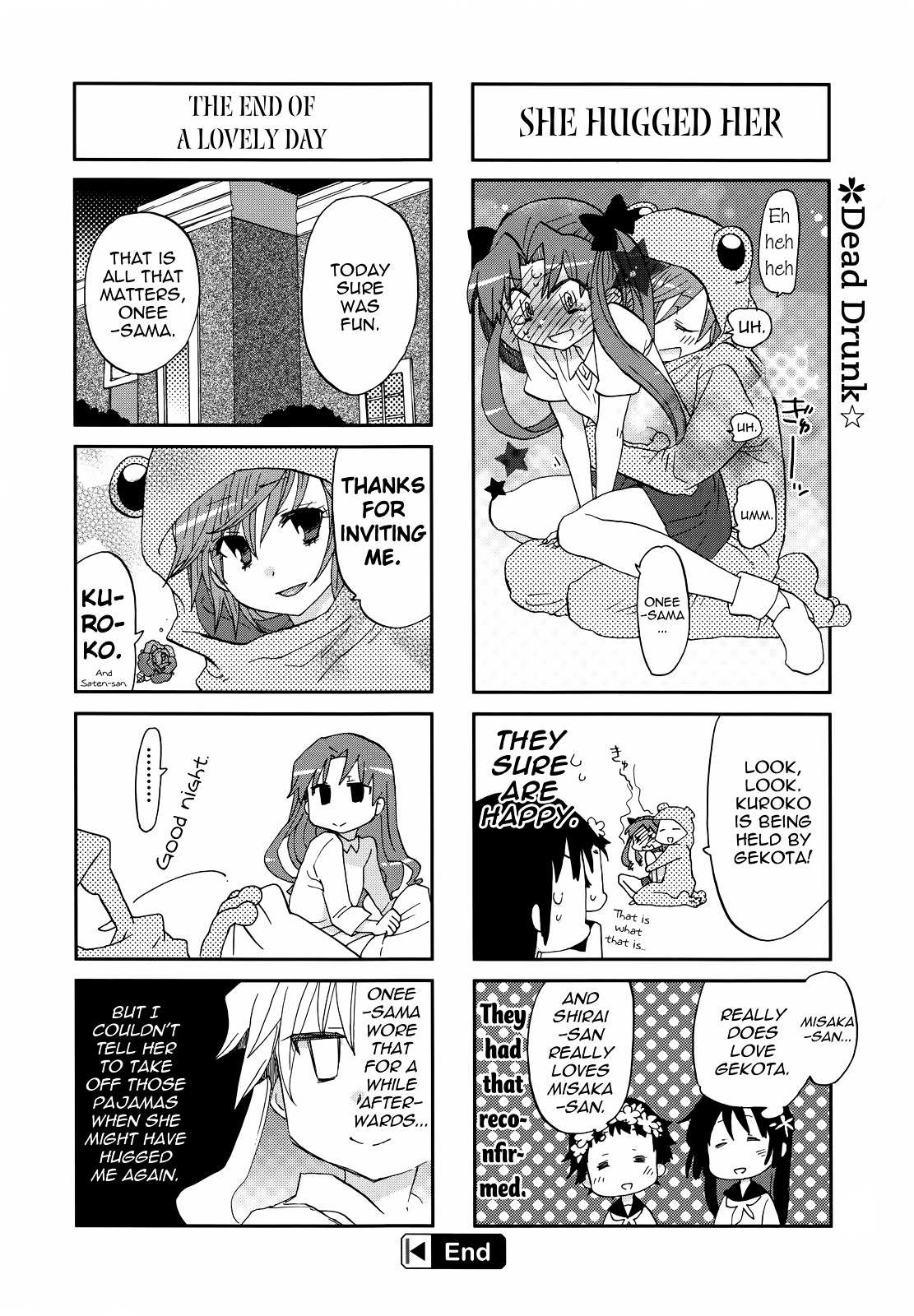 4-Koma Koushiki Anthology - Toaru Kagaku No Railgun X Toaru Majutsu No Index - Chapter 9 : The Common Lady's Blue Spring