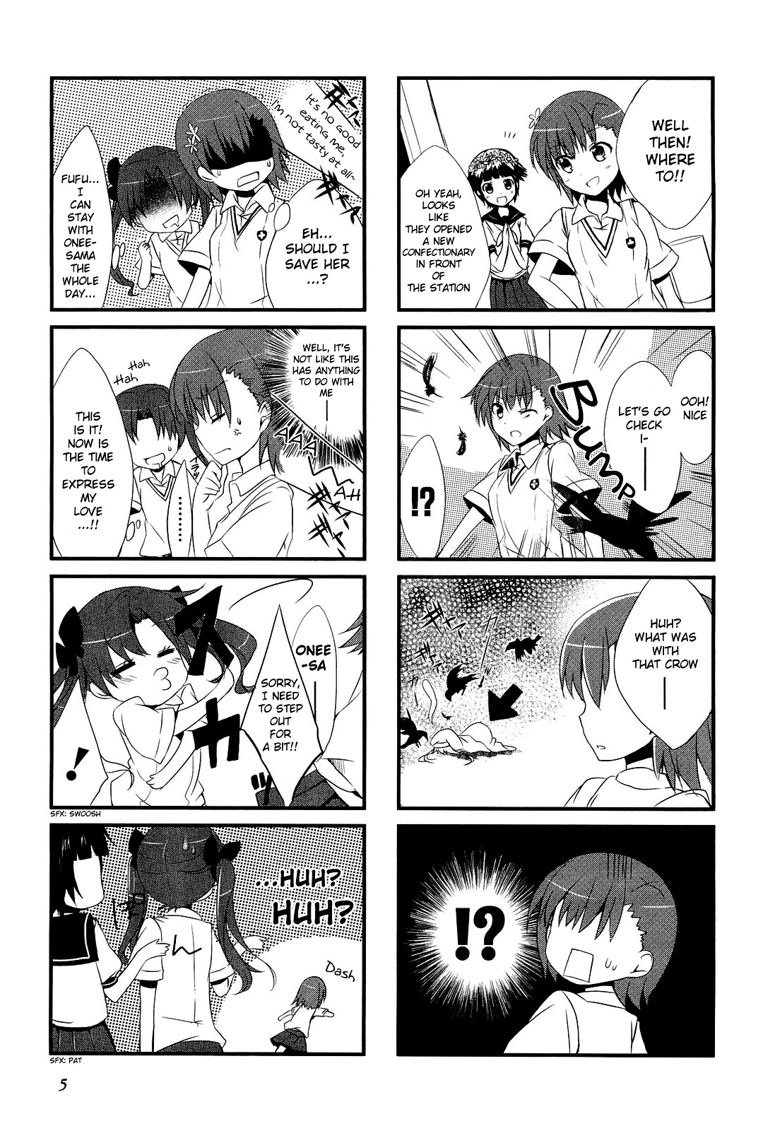 4-Koma Koushiki Anthology - Toaru Kagaku No Railgun X Toaru Majutsu No Index - Vol.1 Chapter 1 : In De Railgun