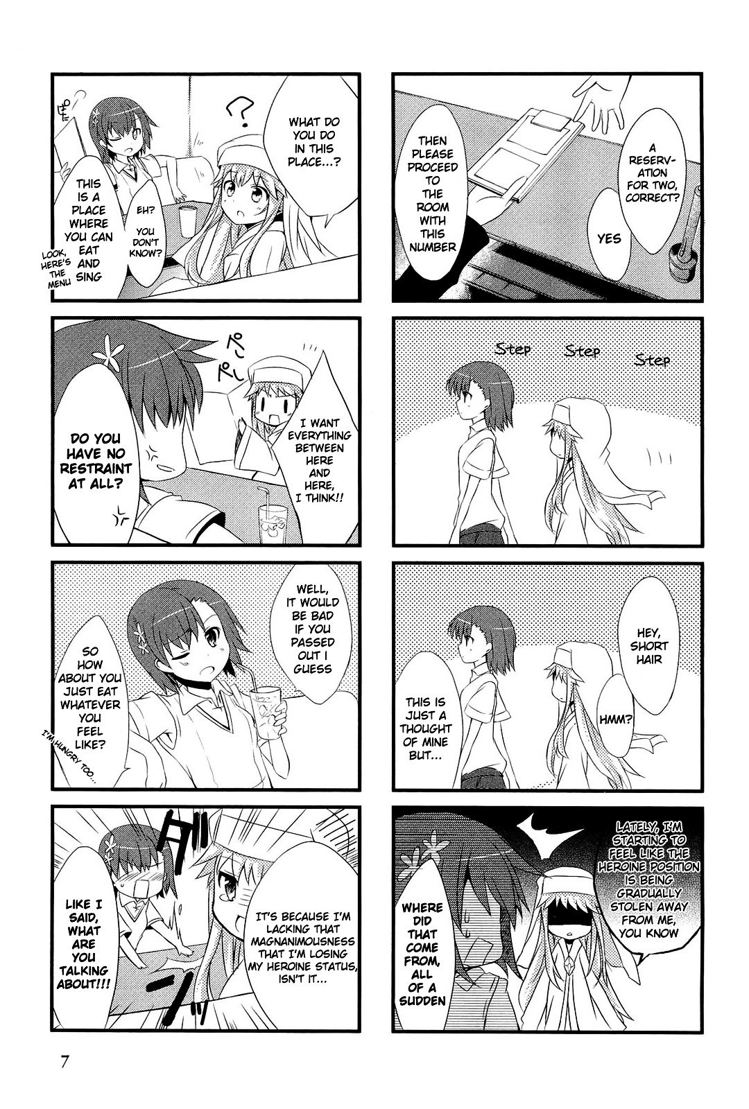 4-Koma Koushiki Anthology - Toaru Kagaku No Railgun X Toaru Majutsu No Index - Vol.1 Chapter 1 : In De Railgun