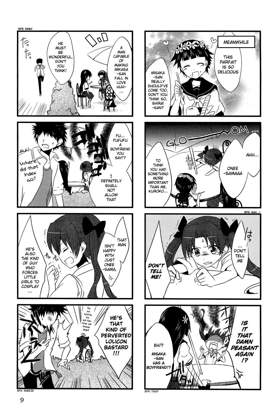 4-Koma Koushiki Anthology - Toaru Kagaku No Railgun X Toaru Majutsu No Index - Vol.1 Chapter 1 : In De Railgun