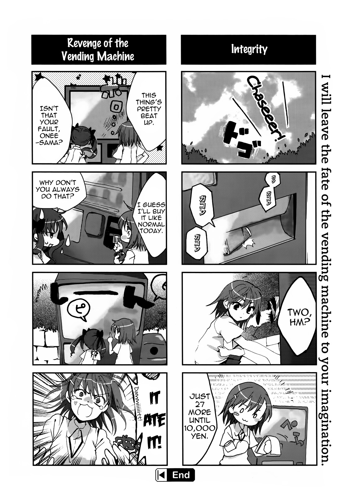 4-Koma Koushiki Anthology - Toaru Kagaku No Railgun X Toaru Majutsu No Index - Chapter 3 : Geko Love