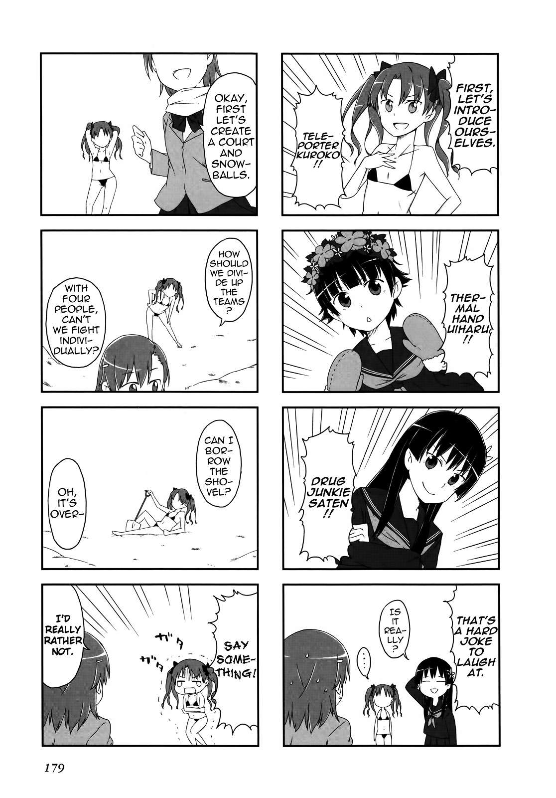 4-Koma Koushiki Anthology - Toaru Kagaku No Railgun X Toaru Majutsu No Index - Chapter 7 : Snow Halation!!!