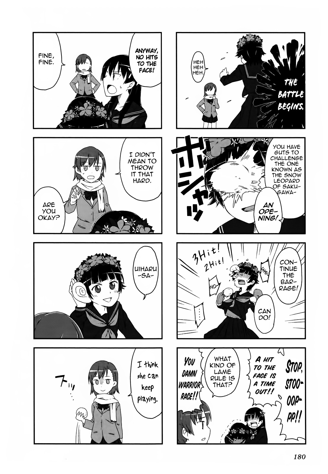 4-Koma Koushiki Anthology - Toaru Kagaku No Railgun X Toaru Majutsu No Index - Chapter 7 : Snow Halation!!!