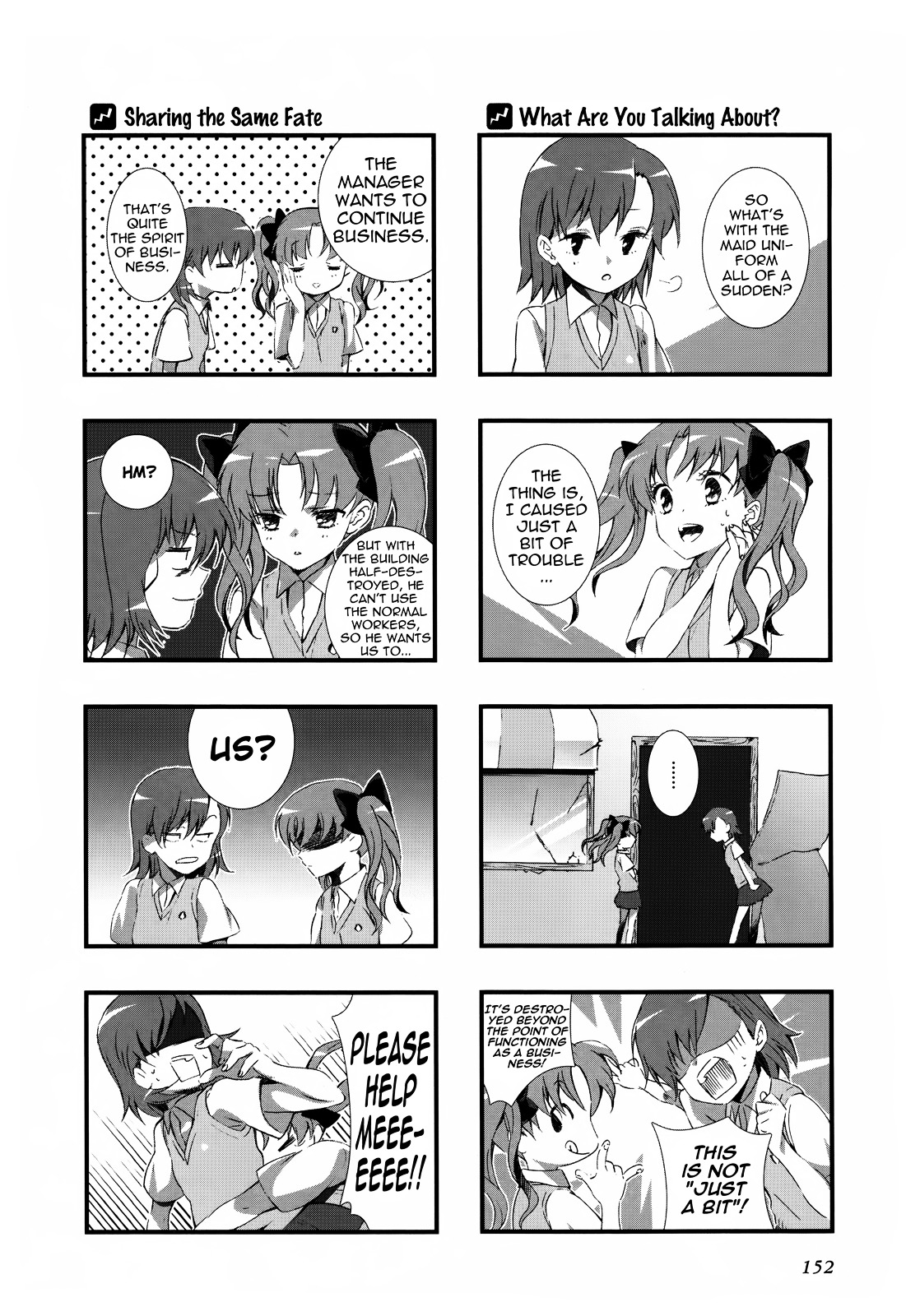 4-Koma Koushiki Anthology - Toaru Kagaku No Railgun X Toaru Majutsu No Index - Chapter 4 : A Certain Temp. Maid Cafe