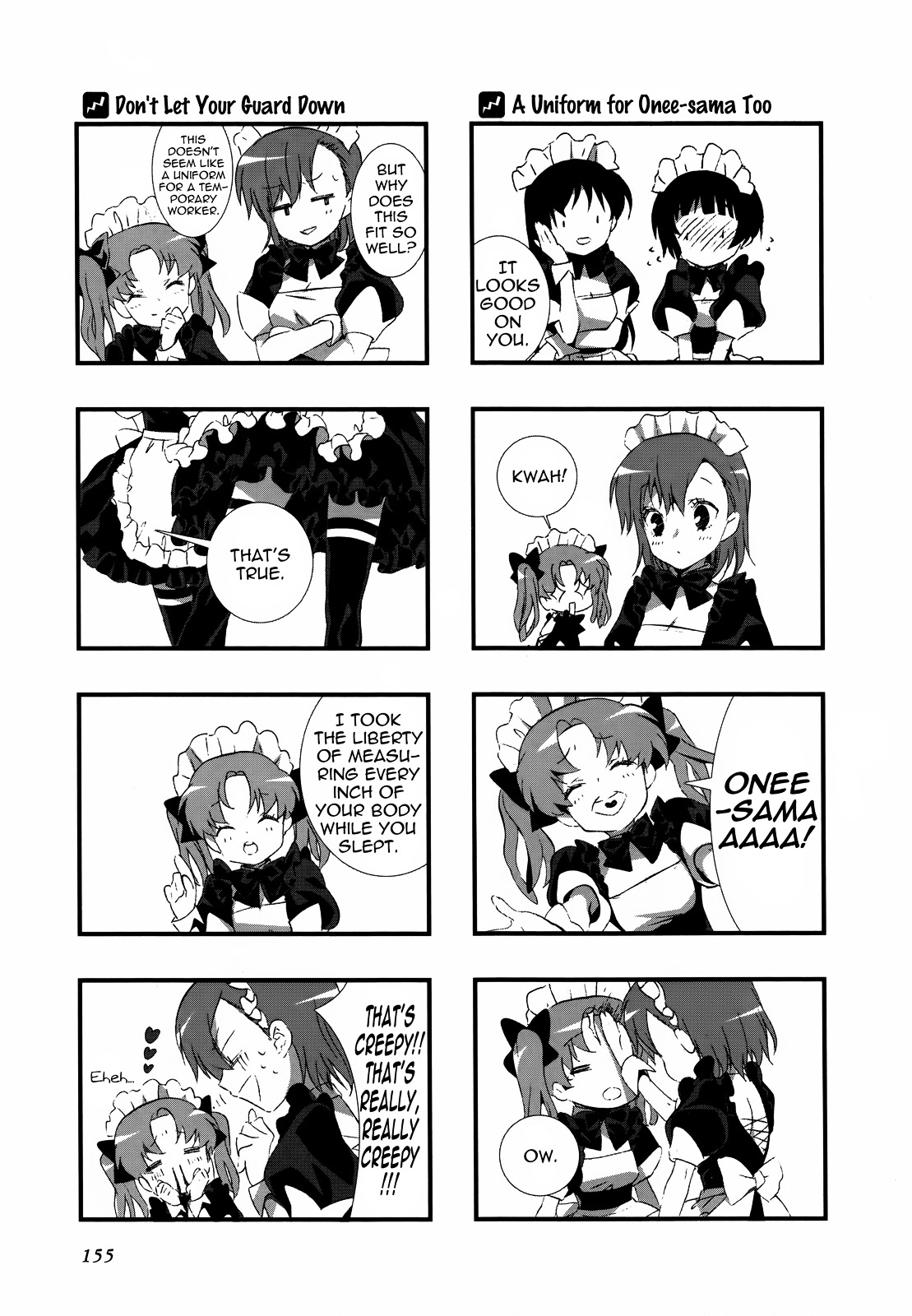 4-Koma Koushiki Anthology - Toaru Kagaku No Railgun X Toaru Majutsu No Index - Chapter 4 : A Certain Temp. Maid Cafe