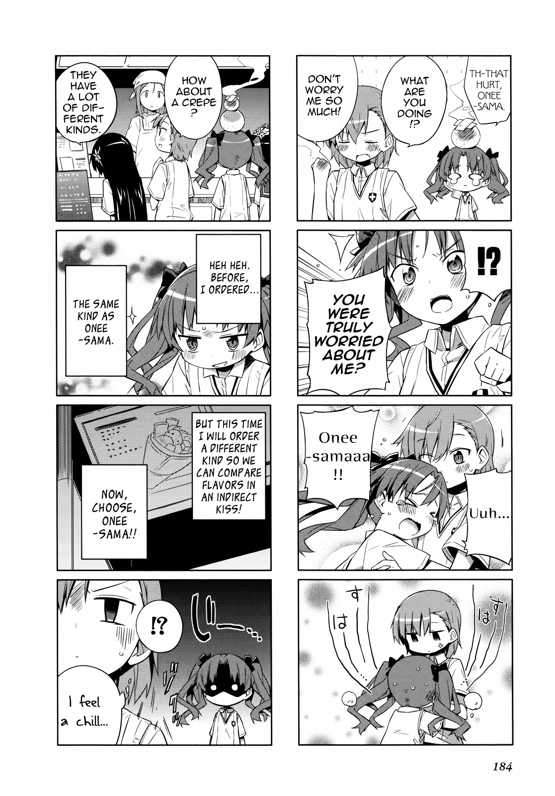 4-Koma Koushiki Anthology - Toaru Kagaku No Railgun X Toaru Majutsu No Index - Chapter 8 : Academy City A La Carte (Part 2)