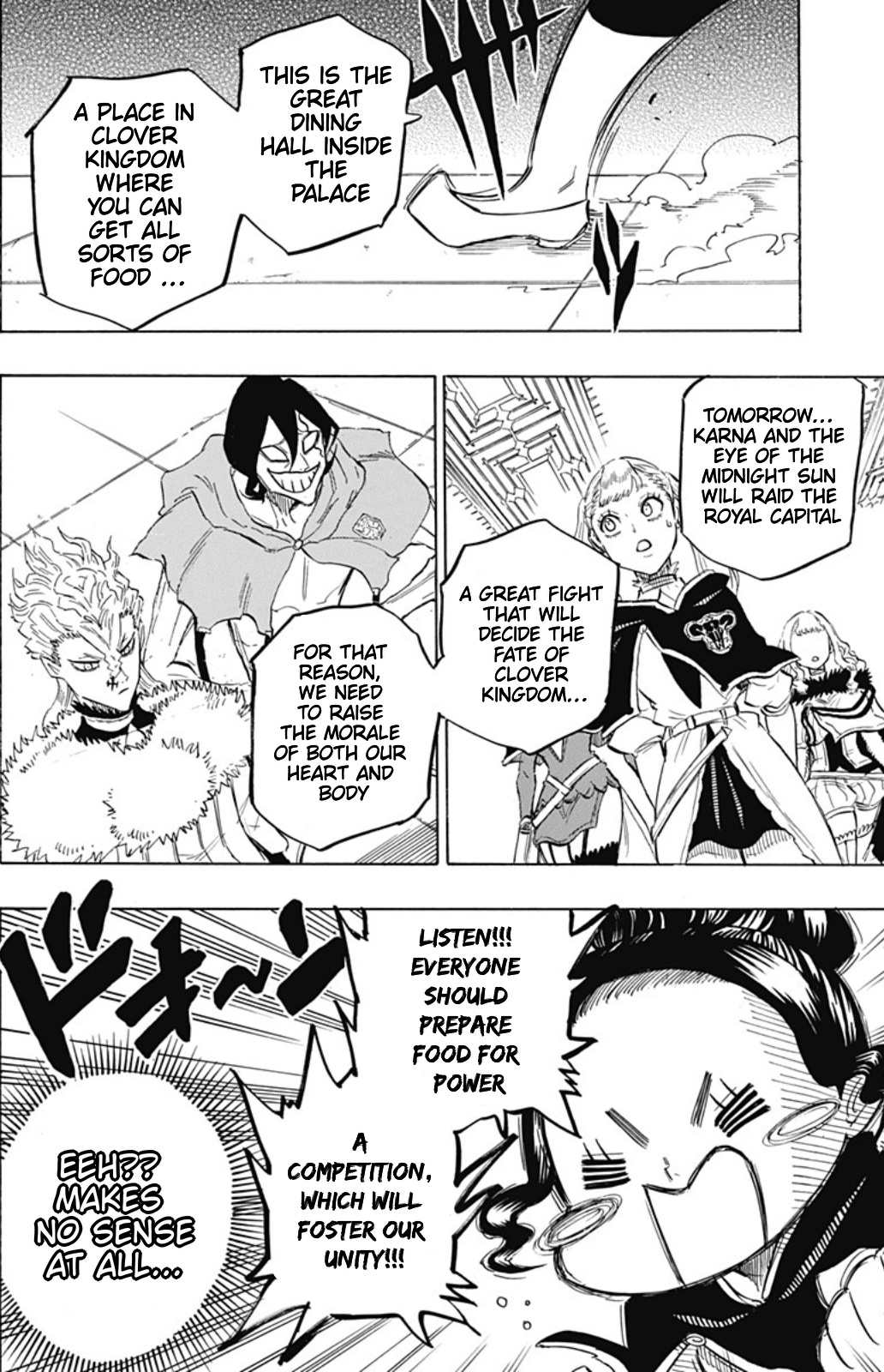 Black Clover Gaiden: Quartet Knights - Vol.4 Chapter 36: Cooking Showdown?!