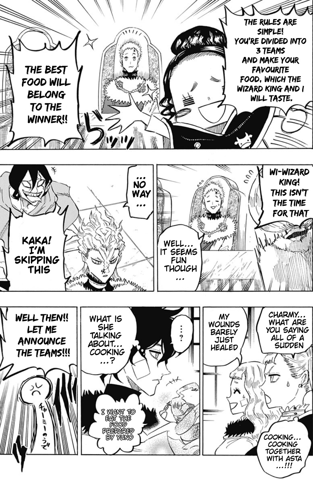 Black Clover Gaiden: Quartet Knights - Vol.4 Chapter 36: Cooking Showdown?!