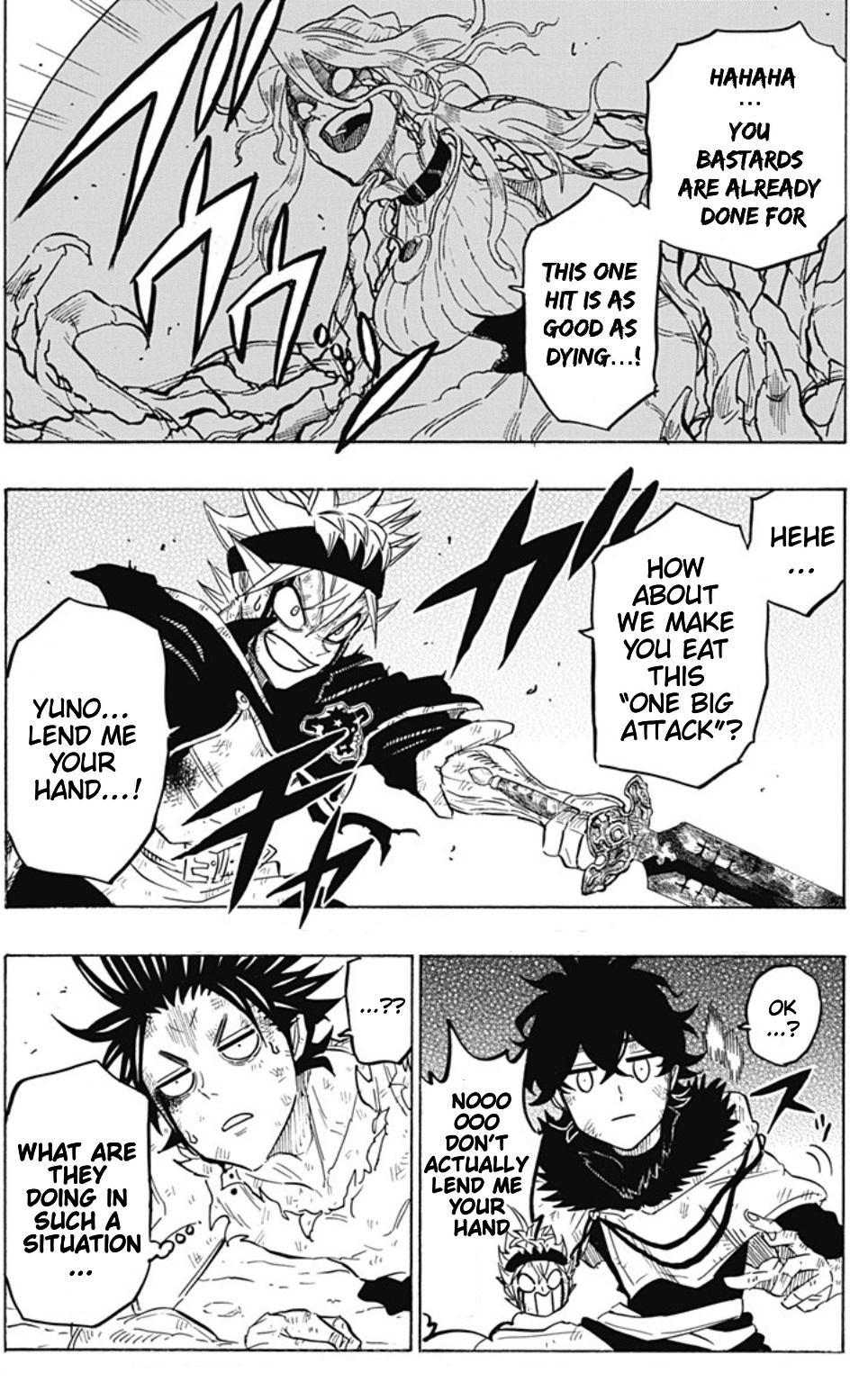 Black Clover Gaiden: Quartet Knights - Vol.3 Chapter 30: Knockout Hit