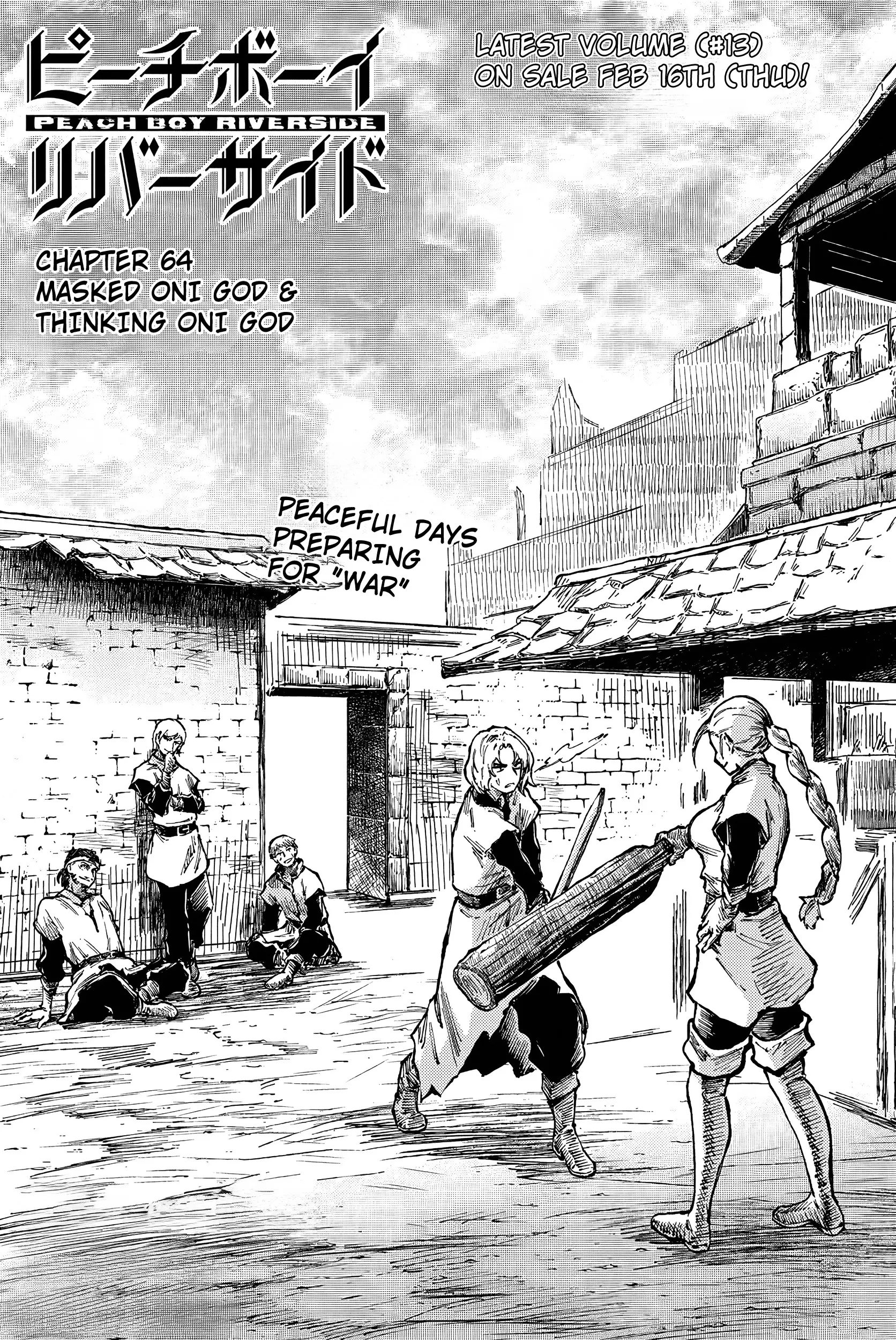 Peach Boy Riverside - Chapter 64: Masked Oni God And Thinking Oni God