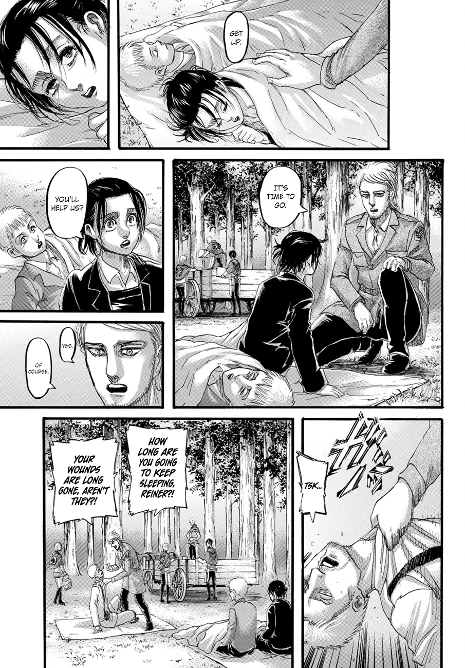 Attack On Titan - Vol.32 Chapter 127: The Night When It Ended