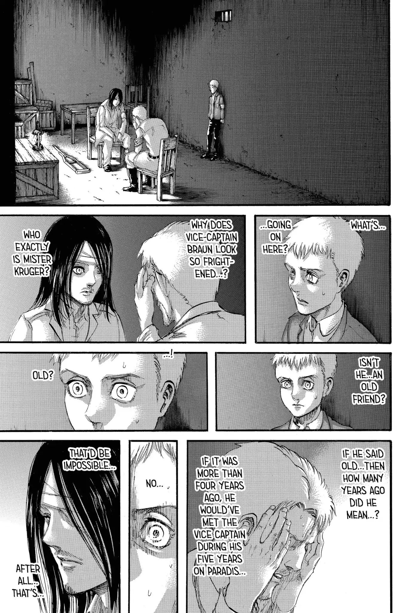 Attack On Titan - Vol.25 Chapter 99: Guilty Shadow