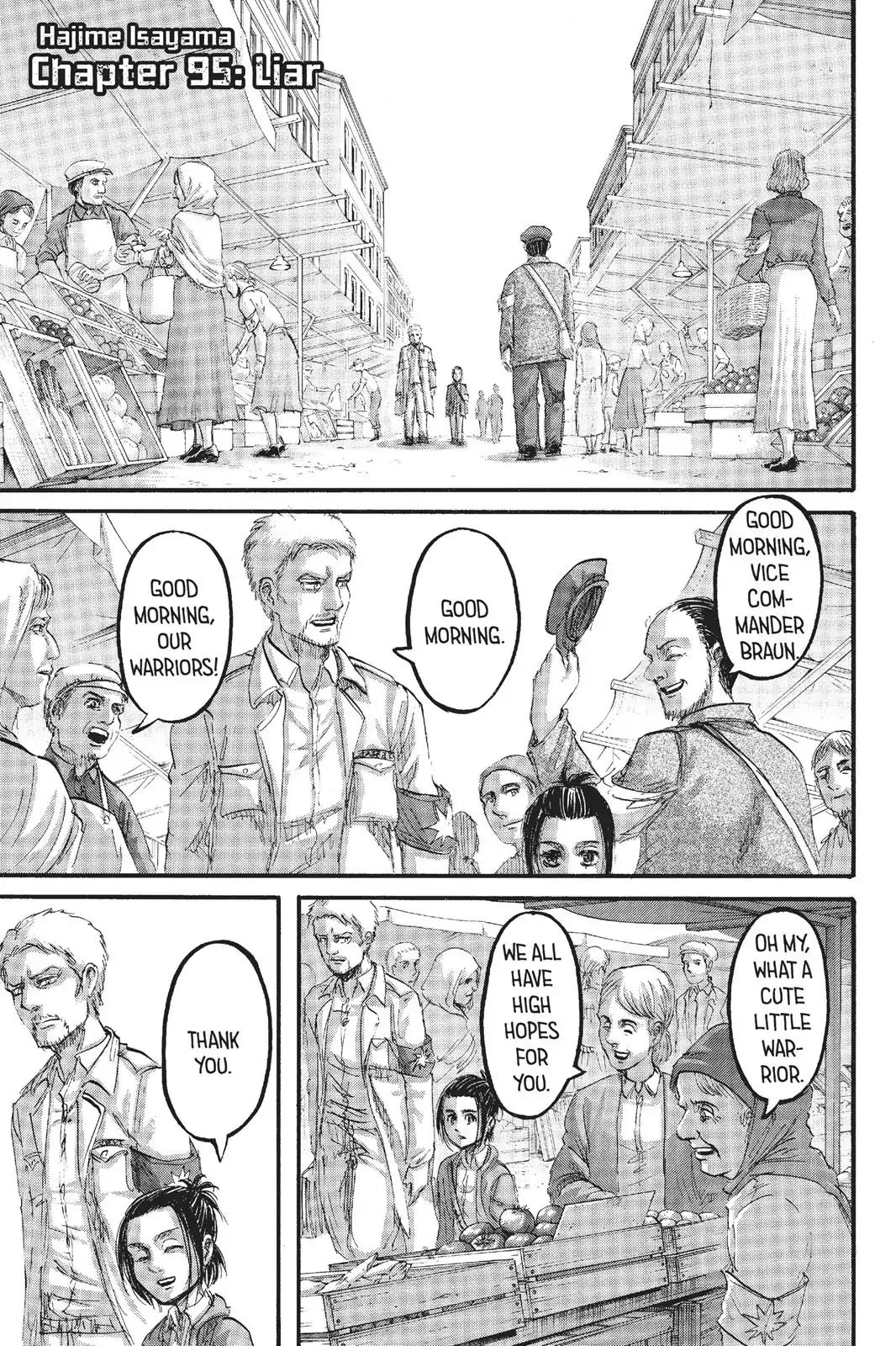 Attack On Titan - Vol.24 Chapter 95: Liar