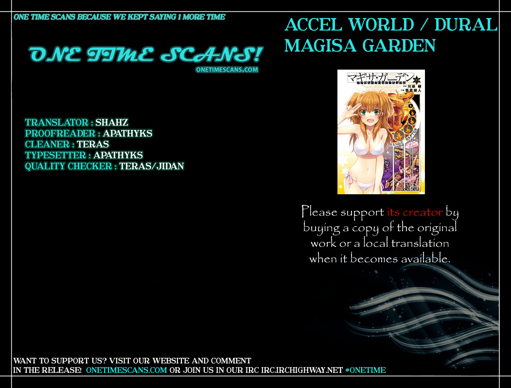 Accel World / Dural - Magisa Garden - Chapter 15 : Sword Of Light And Shadow