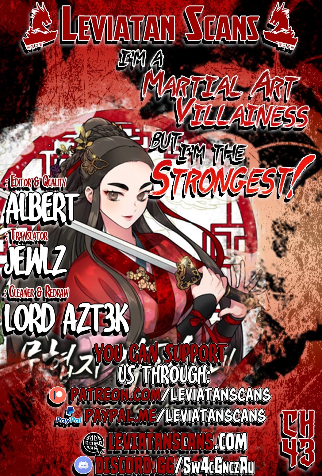 I’m A Martial Art Villainess, But I’m The Strongest! - Chapter 43