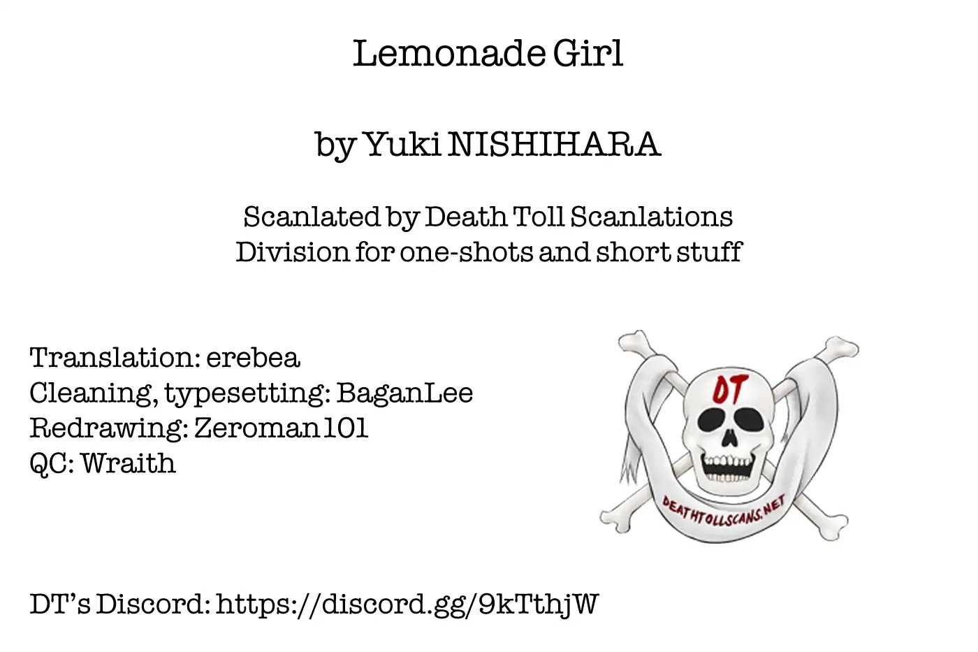 Lemonade Girl - Chapter 0: Oneshot