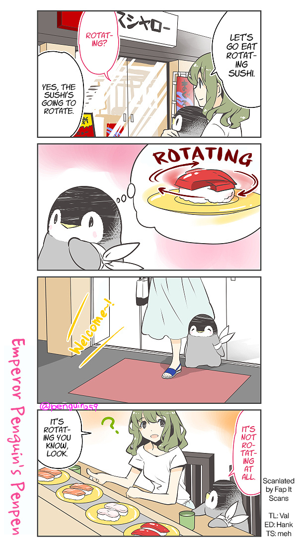 Penpen And Onee-San - Chapter 28: Rotating Sushi