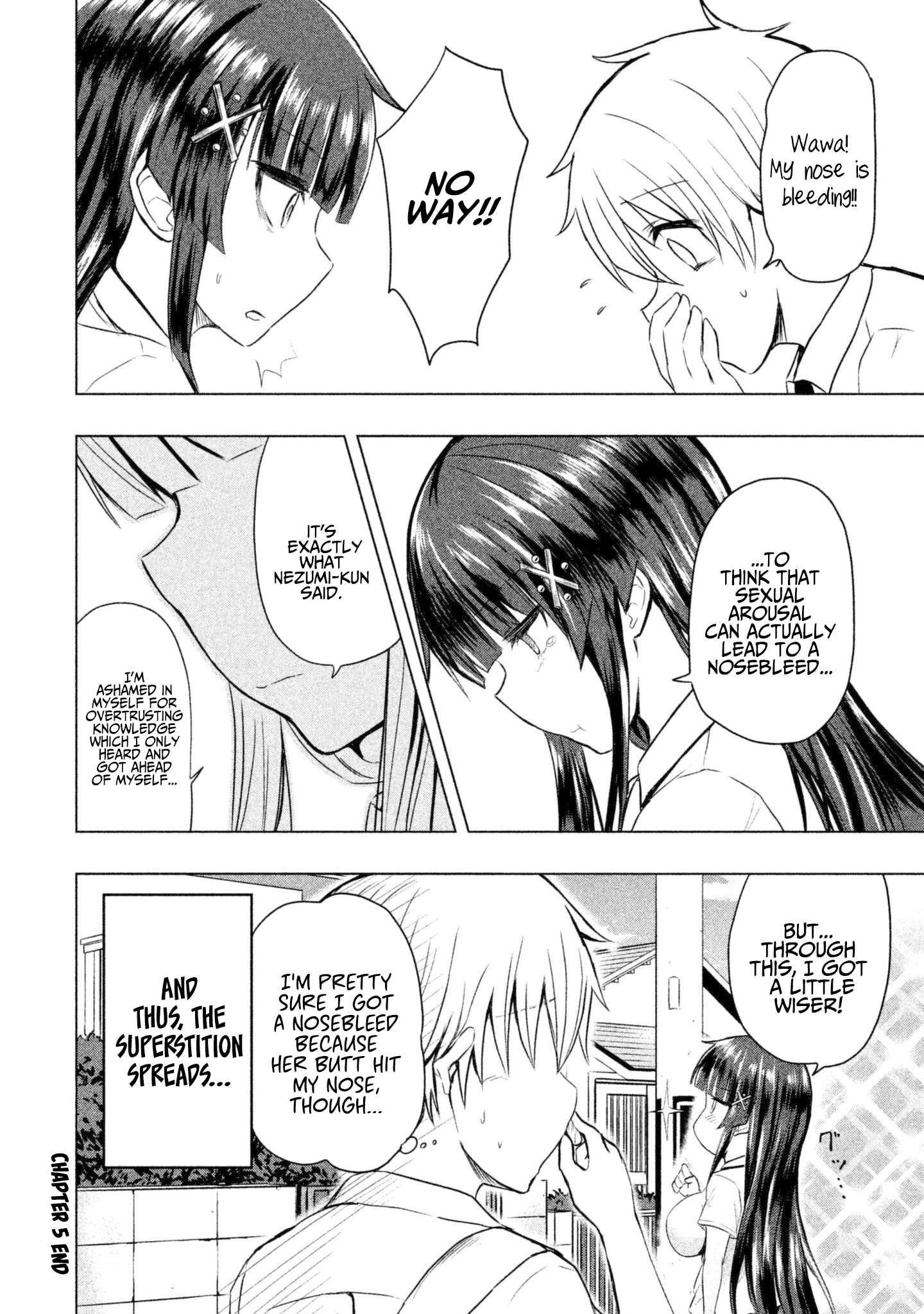 A Girl Who Is Very Well-Informed About Weird Knowledge, Takayukashiki Souko-San - Chapter 5: Nosebleed