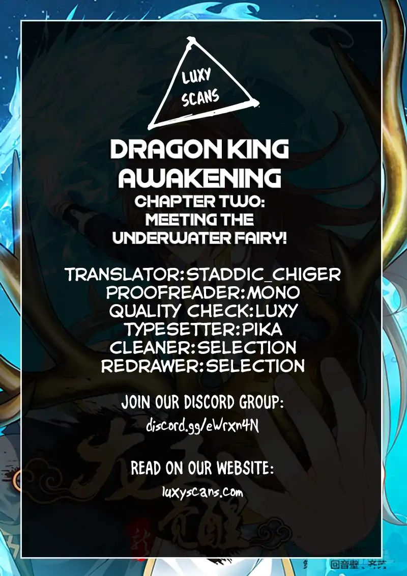 Dragon King Awakening - Chapter 2: Meeting The Underwater Fairy!