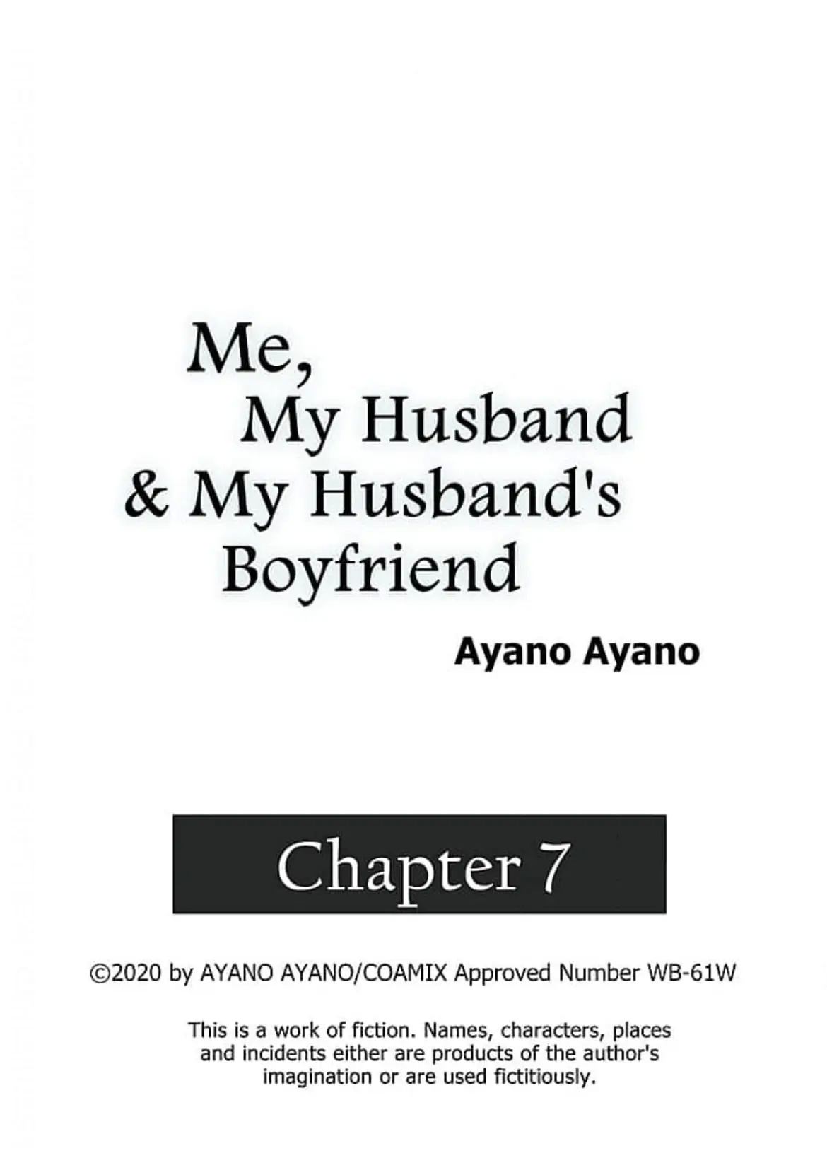 Me, My Husband & My Husband's Boyfriend - Chapter 7