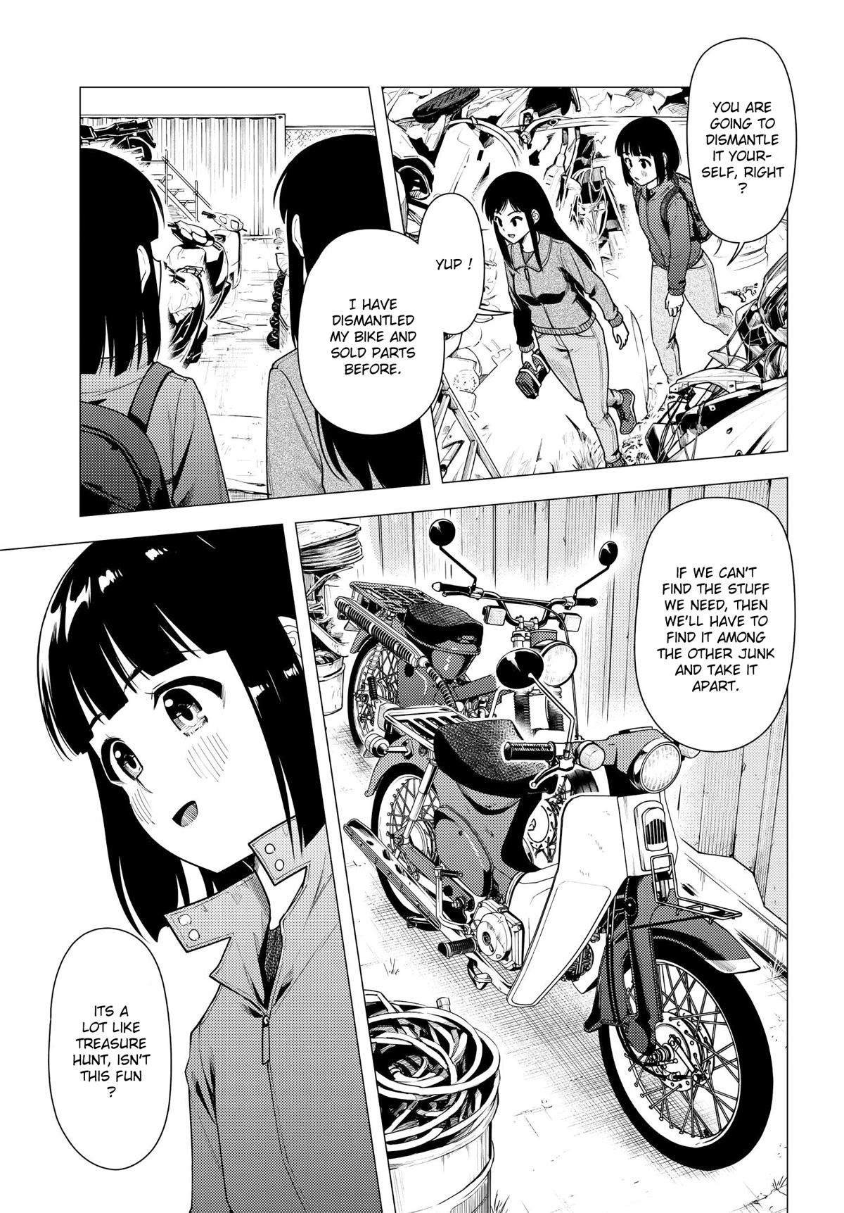 Super Cub - Chapter 38: Diassembling Shop