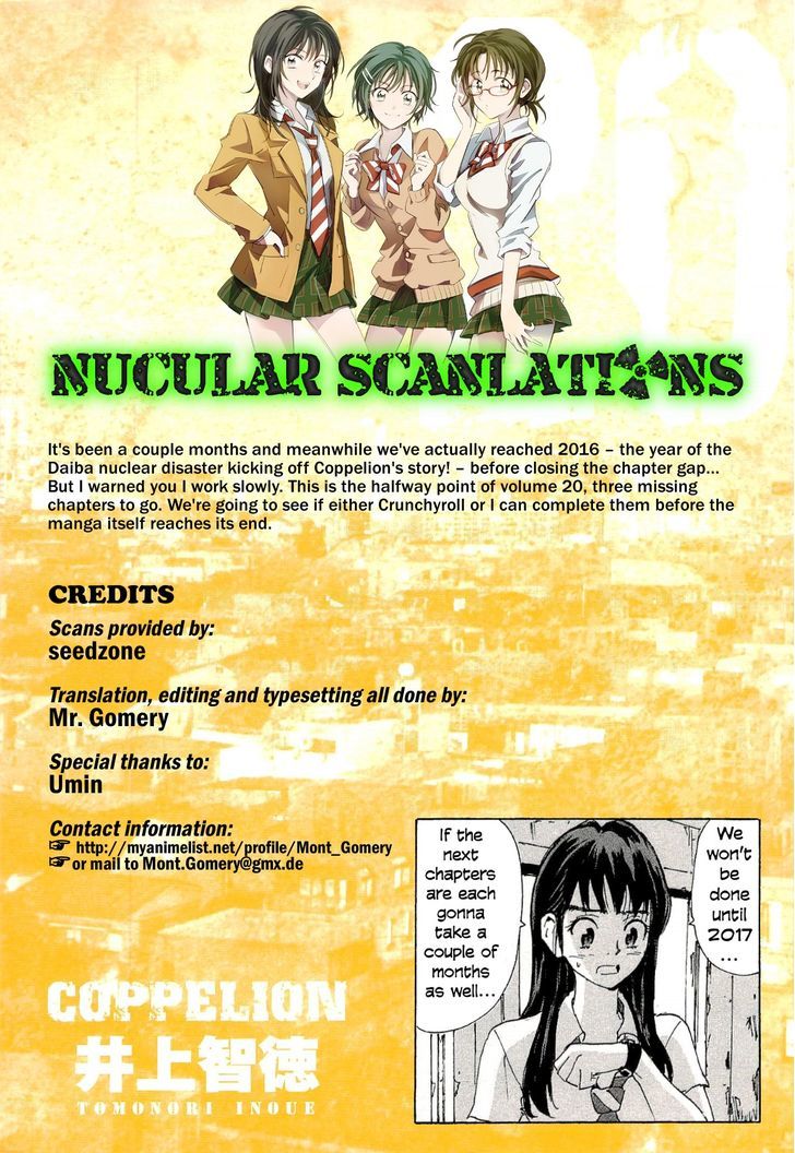 Coppelion - Chapter 189 : The Little Bird In The Cage