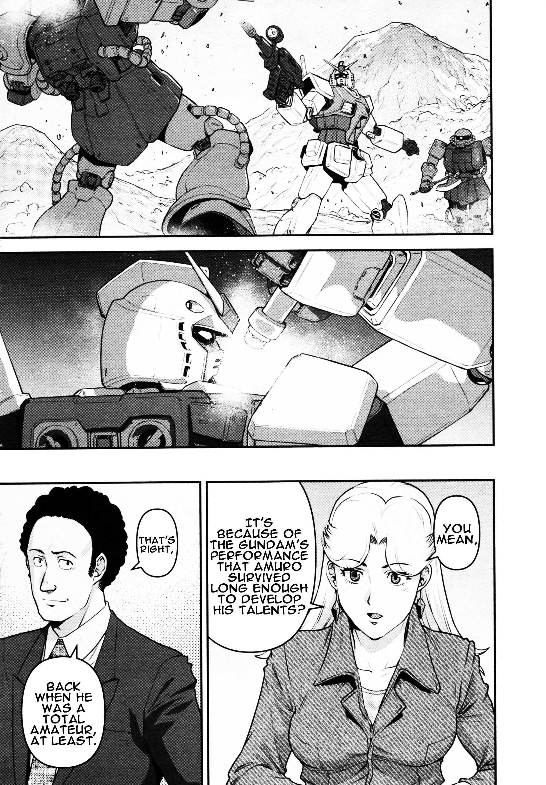 Mobile Suit Gundam Pulitzer - Amuro Ray Beyond The Aurora - Vol.1 Chapter 4: Report 4: Omur Fang