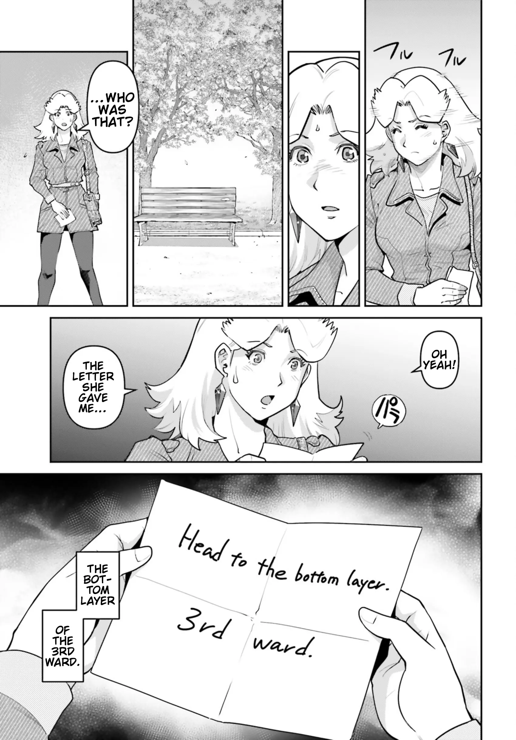 Mobile Suit Gundam Pulitzer - Amuro Ray Beyond The Aurora - Vol.4 Chapter 28: Report 28: Shangri-La Children (Part 1)