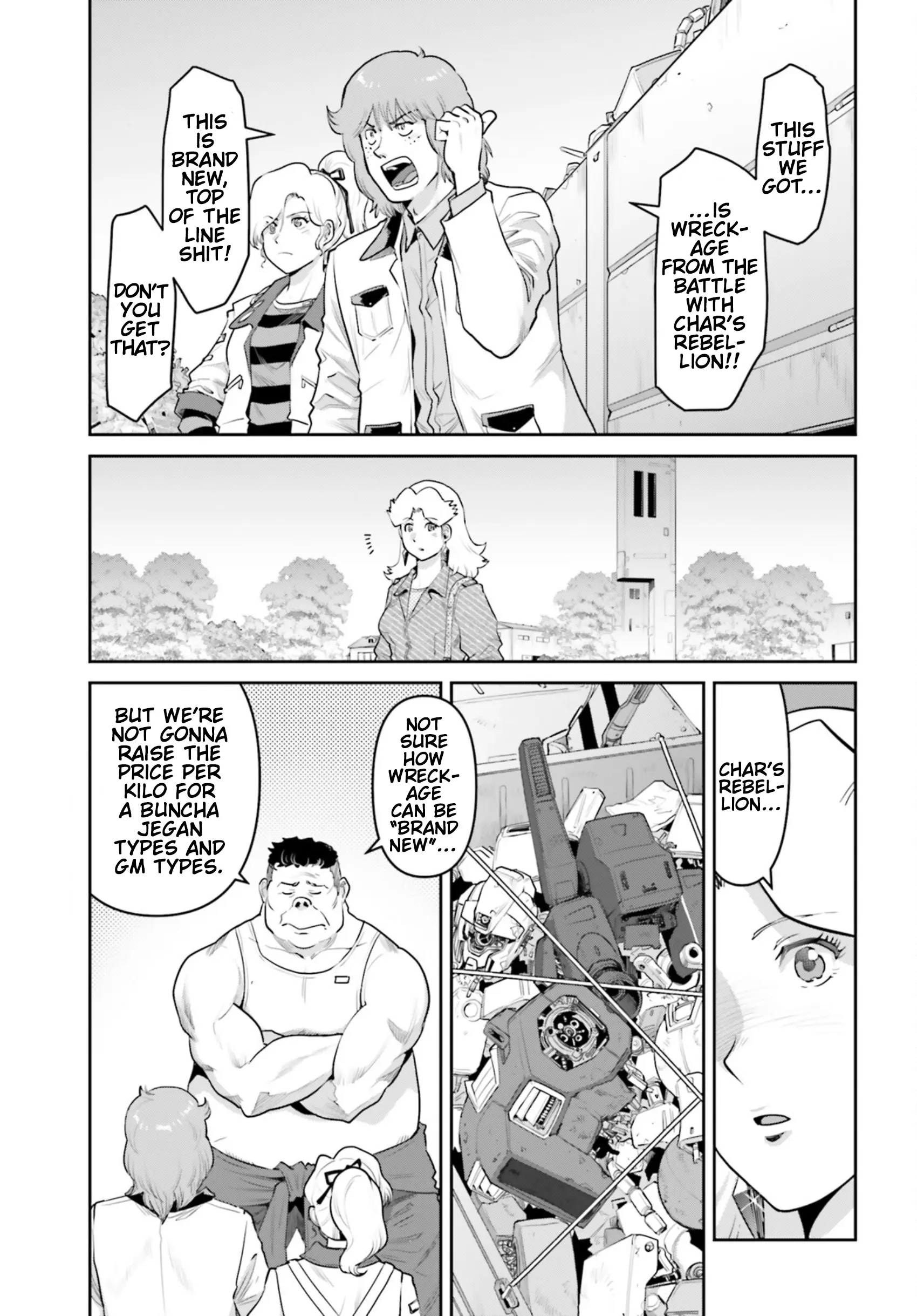 Mobile Suit Gundam Pulitzer - Amuro Ray Beyond The Aurora - Vol.4 Chapter 28: Report 28: Shangri-La Children (Part 1)