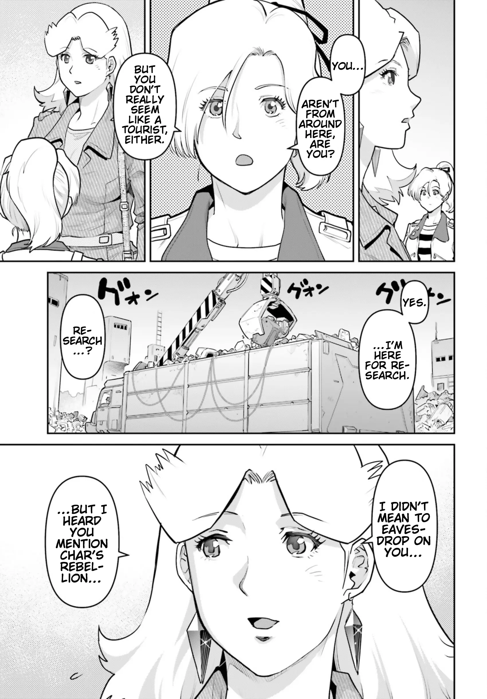 Mobile Suit Gundam Pulitzer - Amuro Ray Beyond The Aurora - Vol.4 Chapter 28: Report 28: Shangri-La Children (Part 1)