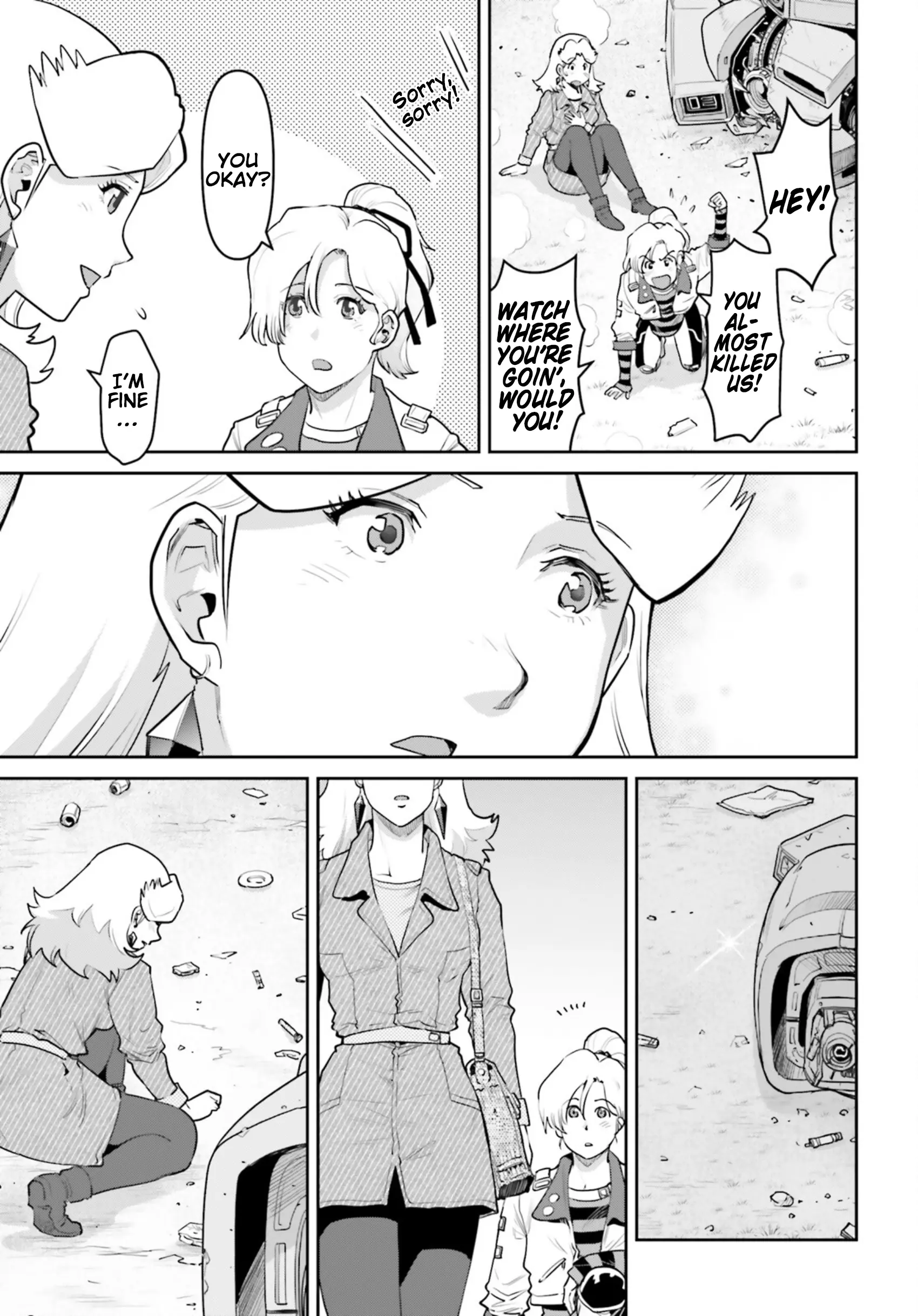 Mobile Suit Gundam Pulitzer - Amuro Ray Beyond The Aurora - Vol.4 Chapter 28: Report 28: Shangri-La Children (Part 1)