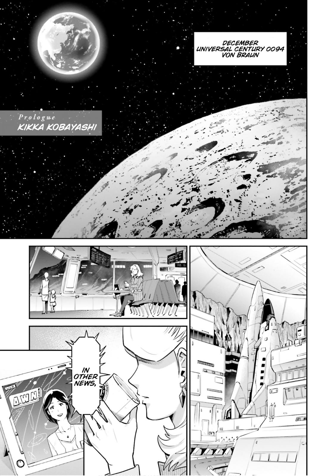 Mobile Suit Gundam Pulitzer - Amuro Ray Beyond The Aurora - Vol.1 Chapter 0: Prologue: Kikka Kobayashi