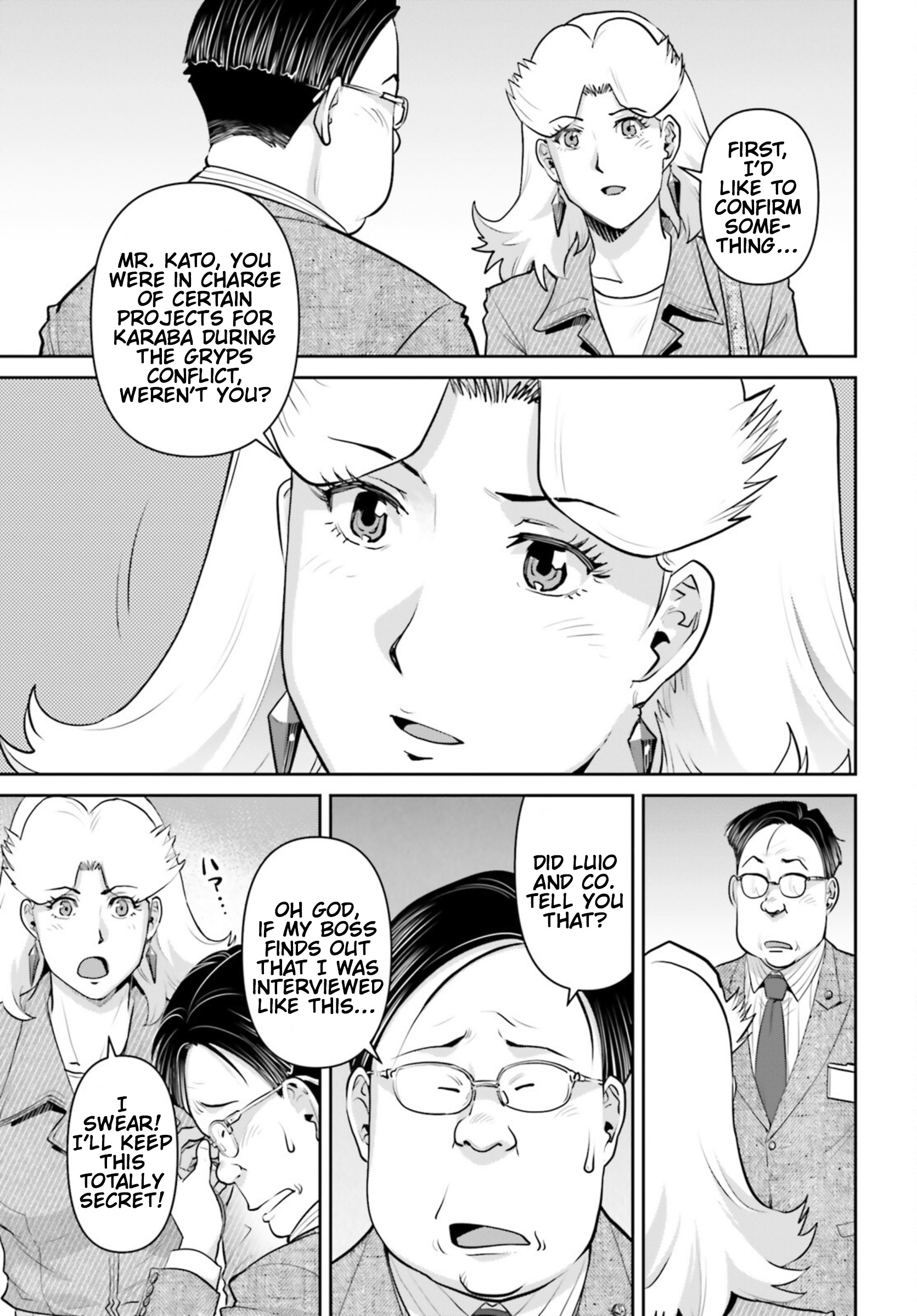 Mobile Suit Gundam Pulitzer - Amuro Ray Beyond The Aurora - Vol.3 Chapter 19: Report 19: Kato (Part 1)