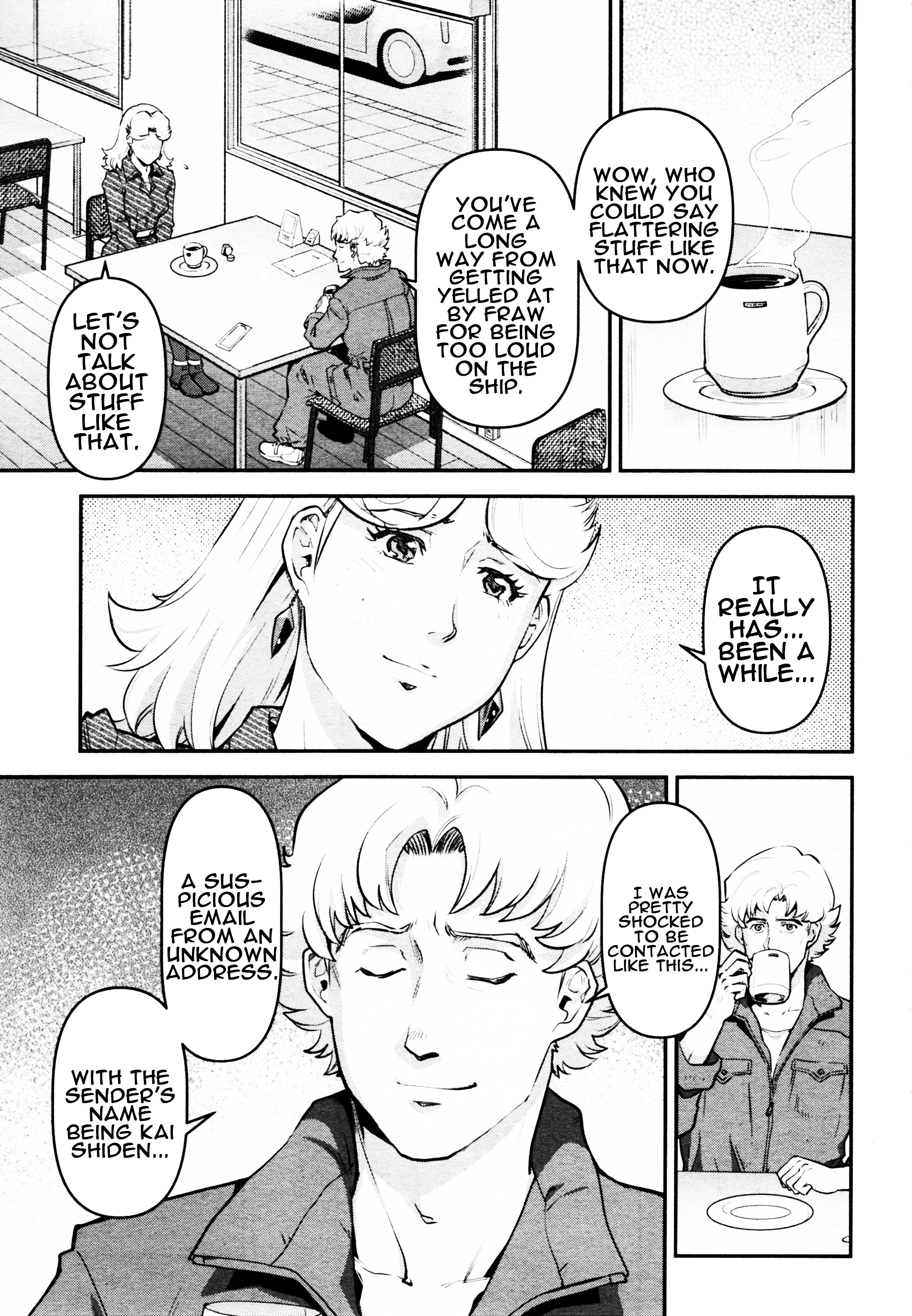 Mobile Suit Gundam Pulitzer - Amuro Ray Beyond The Aurora - Vol.1 Chapter 3: Report 3: Job John