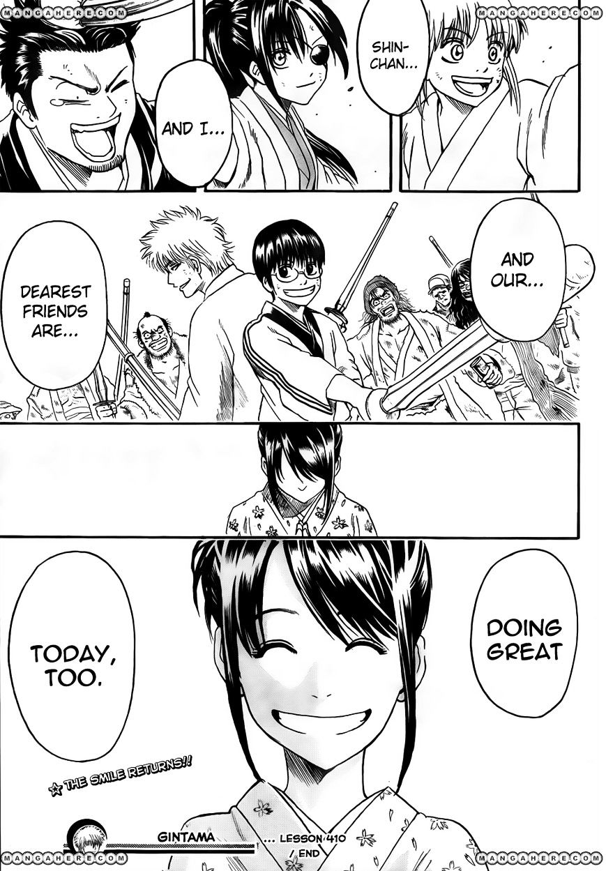 Gintama - Chapter 410 : Booze, Gasoline, Smiles, And Tears