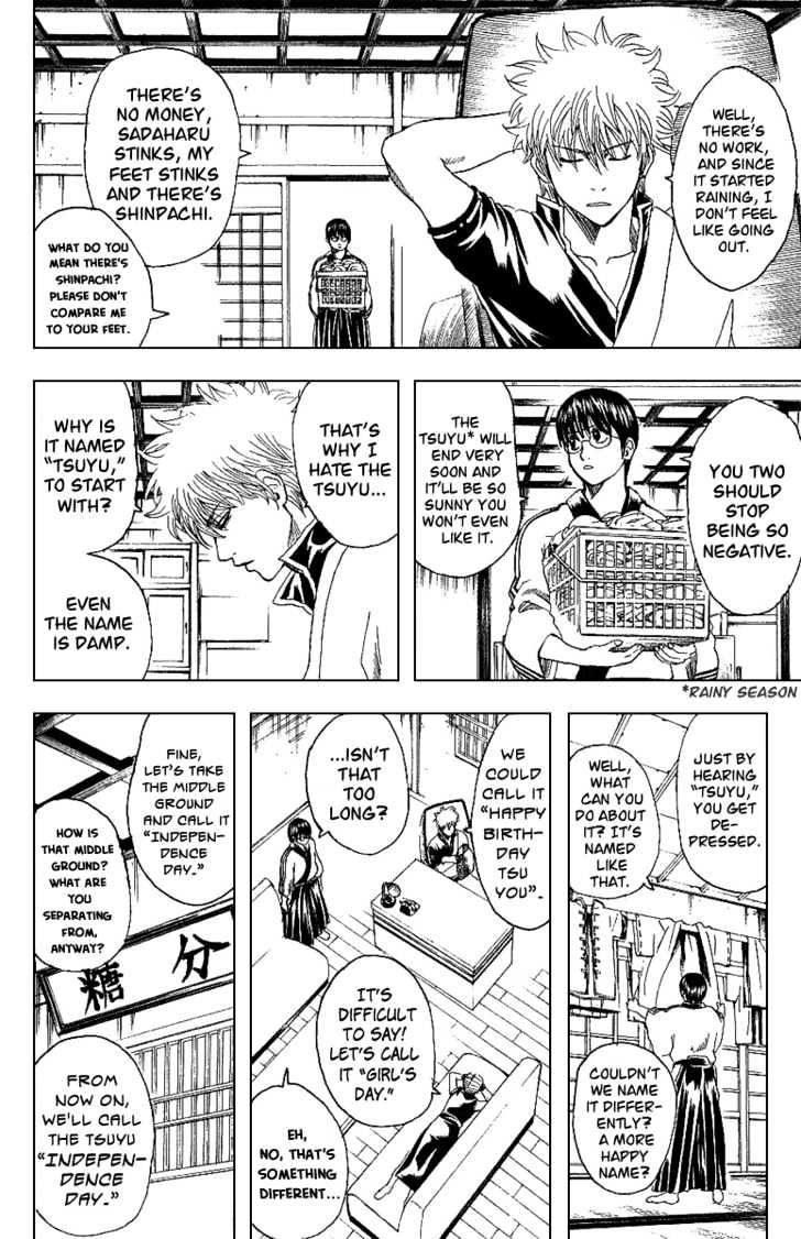 Gintama - Chapter 172 : I Hate Myself When I Forget The Vinyl Umbrella Even When There S A 100% Chance Of Rain